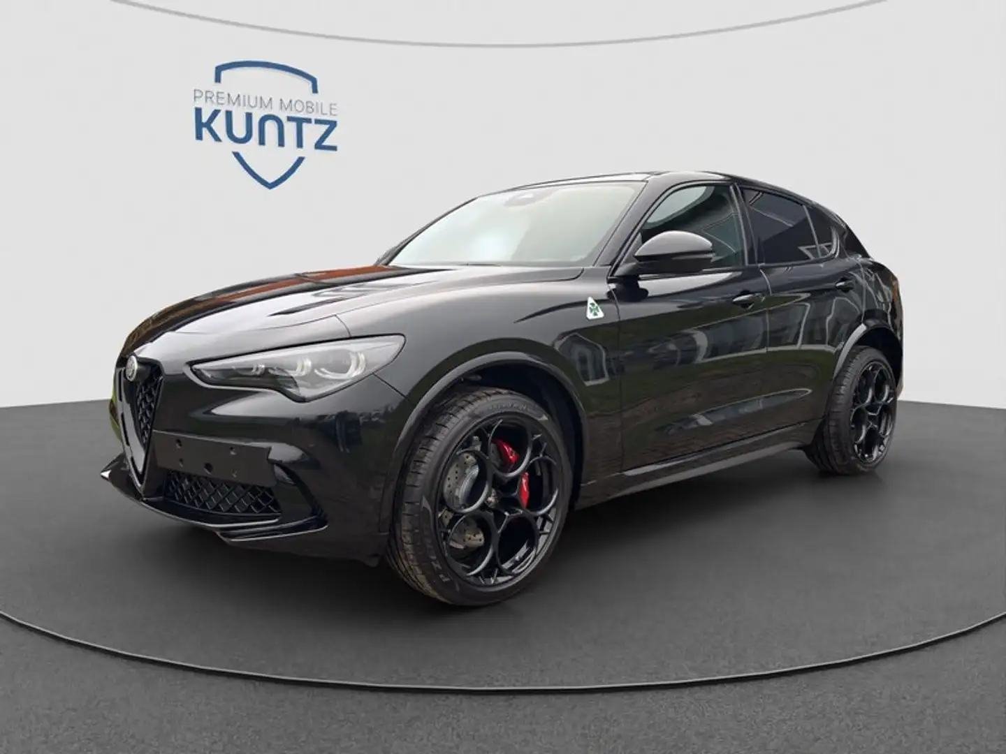 Alfa Romeo Stelvio Quadrifoglio Q4 2.9 V6 Akrapovic+21 Zoll Schwarz - 1
