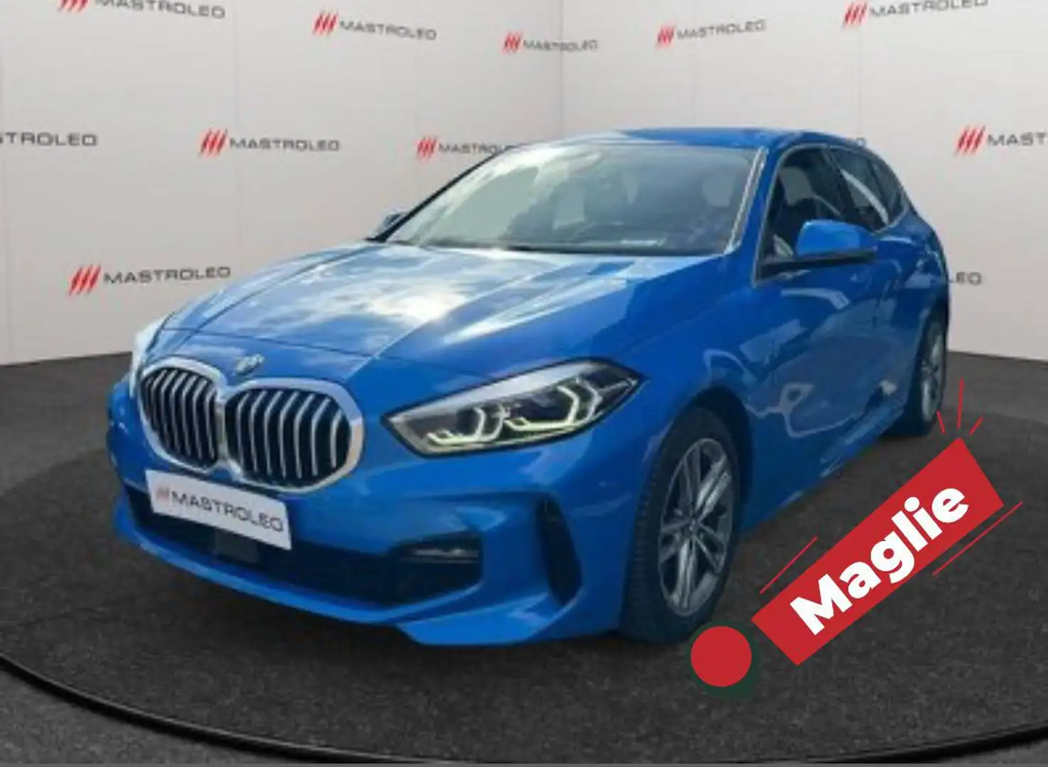 BMW 118 118d Msport 150Cv Exterior,Chilometri Certificati Blu/Azzurro - 1