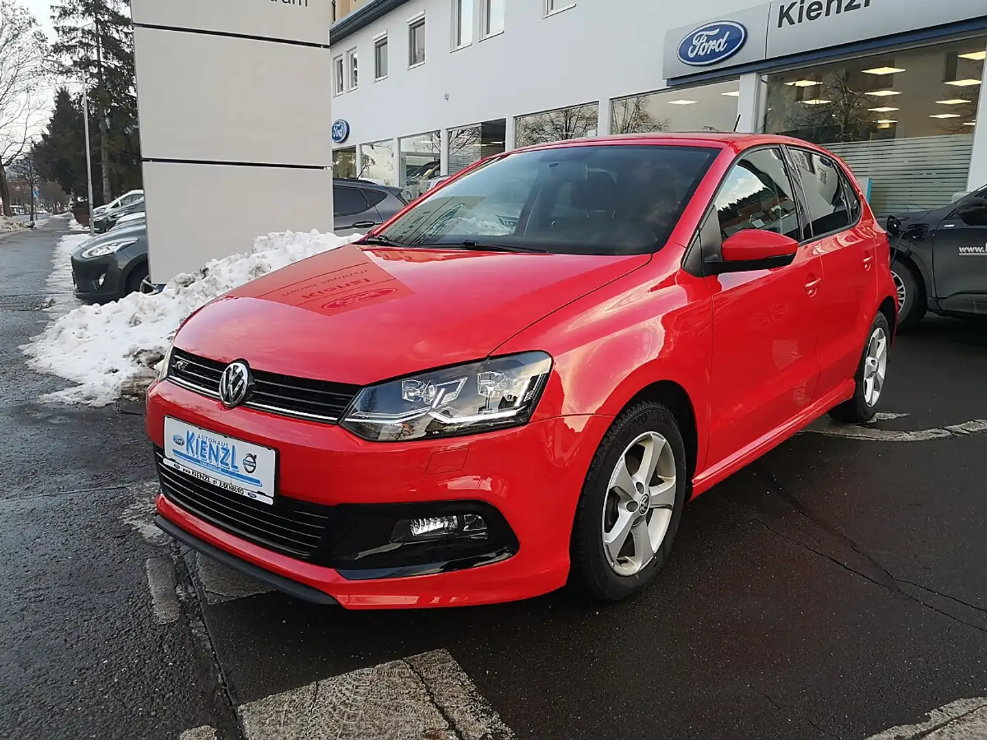 Volkswagen Polo Comfortline 1,0 BMT Rot - 1