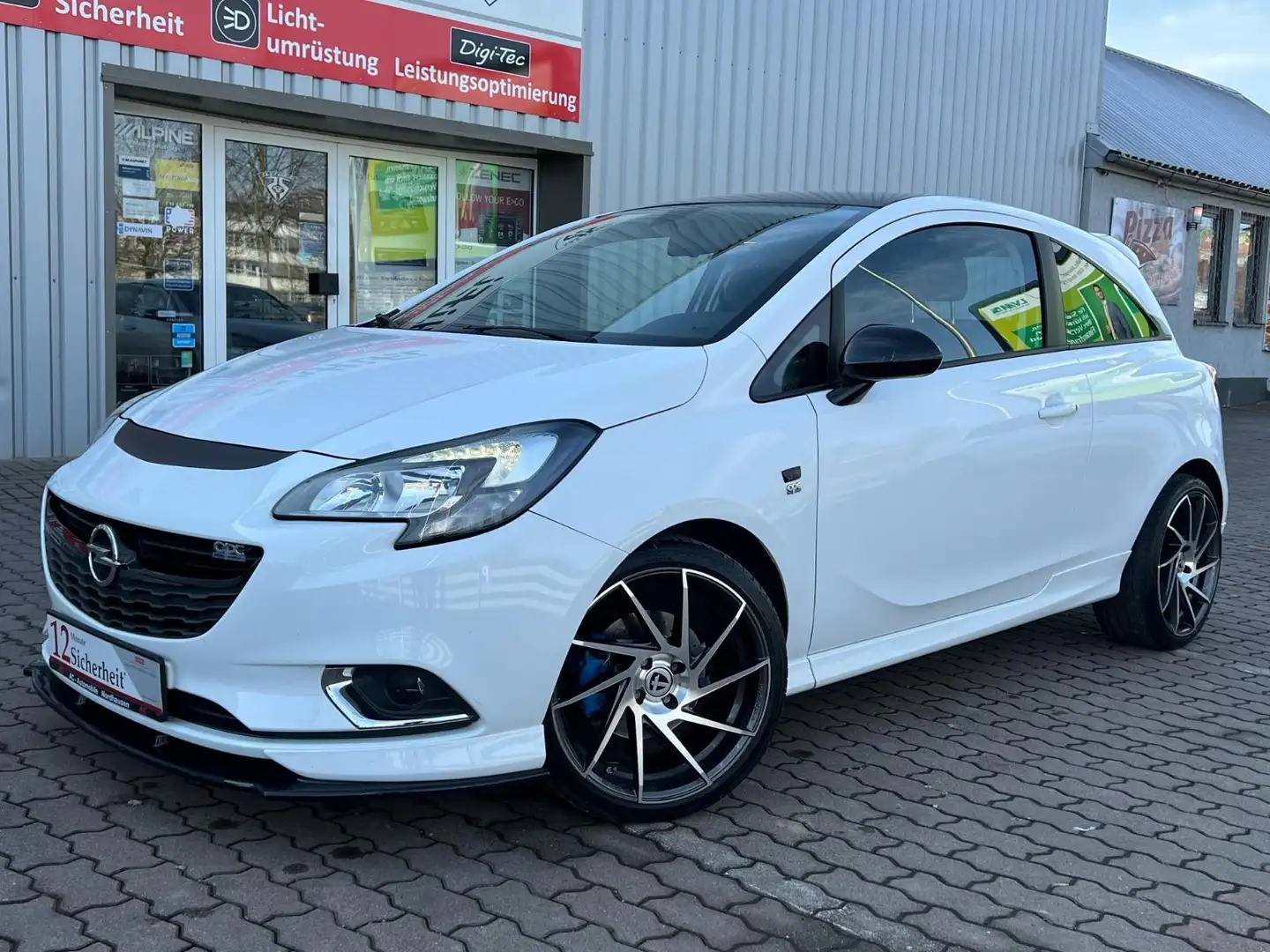 Opel Corsa E Color OPC line Blanc - 1