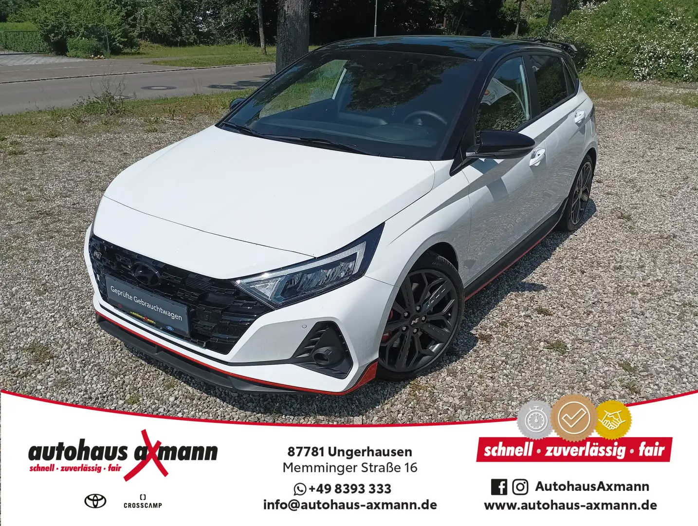 Hyundai i20 1.6 T-GDI N Performance Blanc - 1