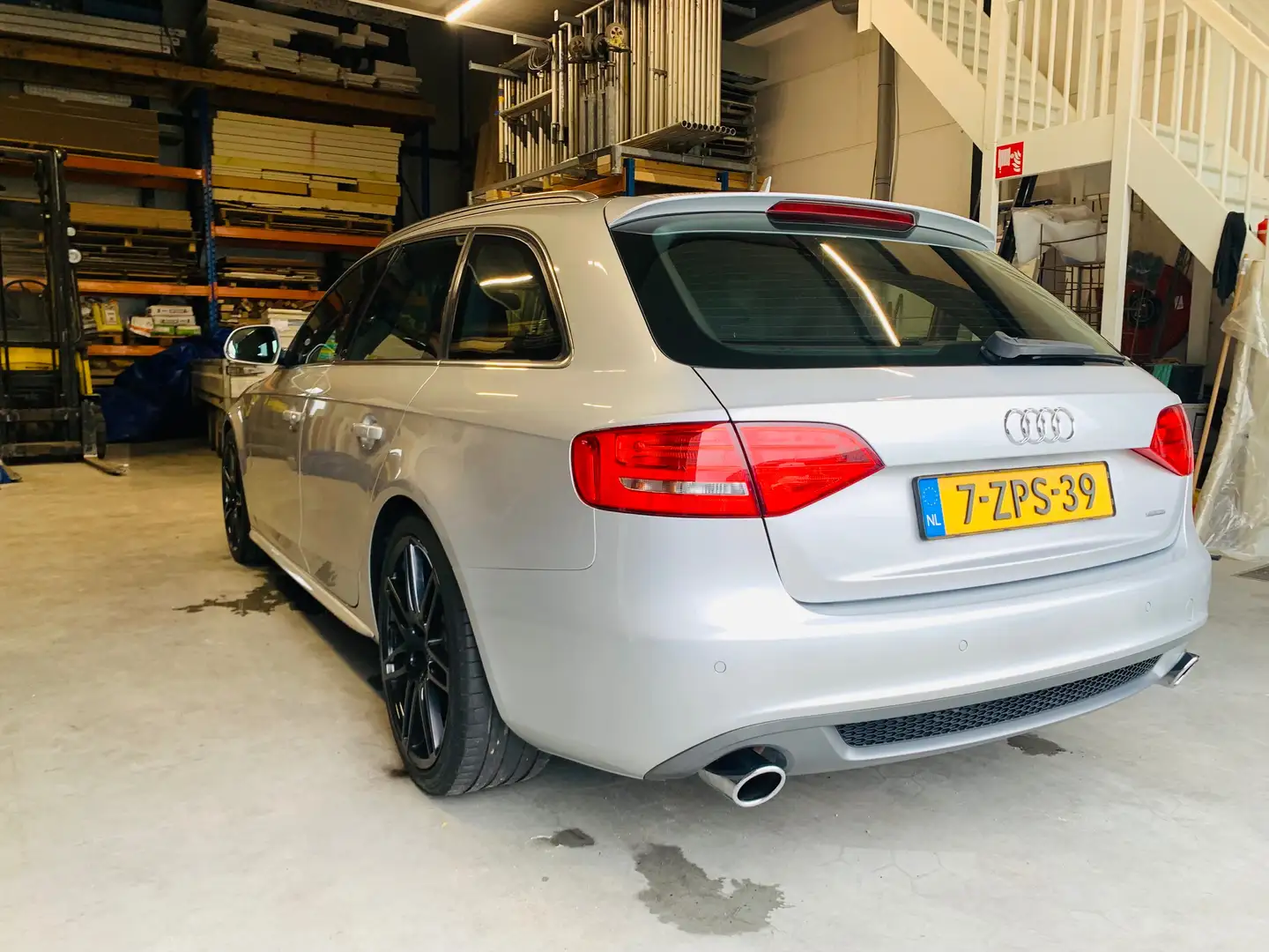 Audi A4 2.0 TFSI q. Pro Line Zilver - 2