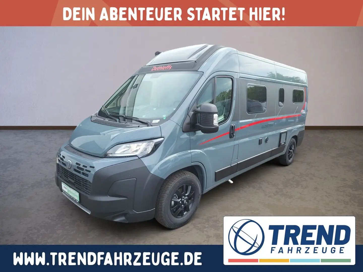 Dethleffs Globetrail 600 DK Fiat Skyroof *REISELUST-Prämie Grau - 1