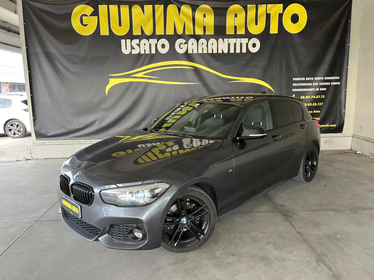 BMW 120 120d Msport 5p auto Grigio - 1