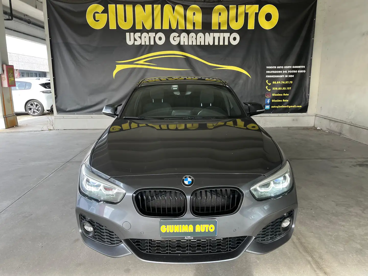 BMW 120 120d Msport 5p auto Grigio - 2