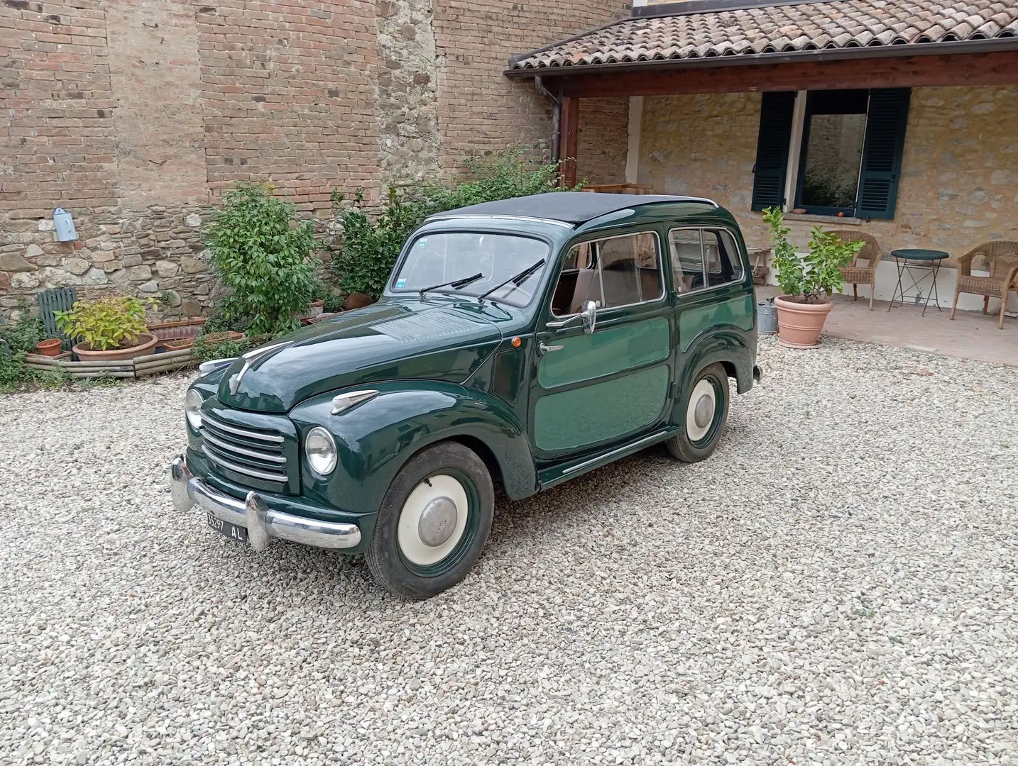 Fiat Topolino 500 C Belvedere Grün - 1