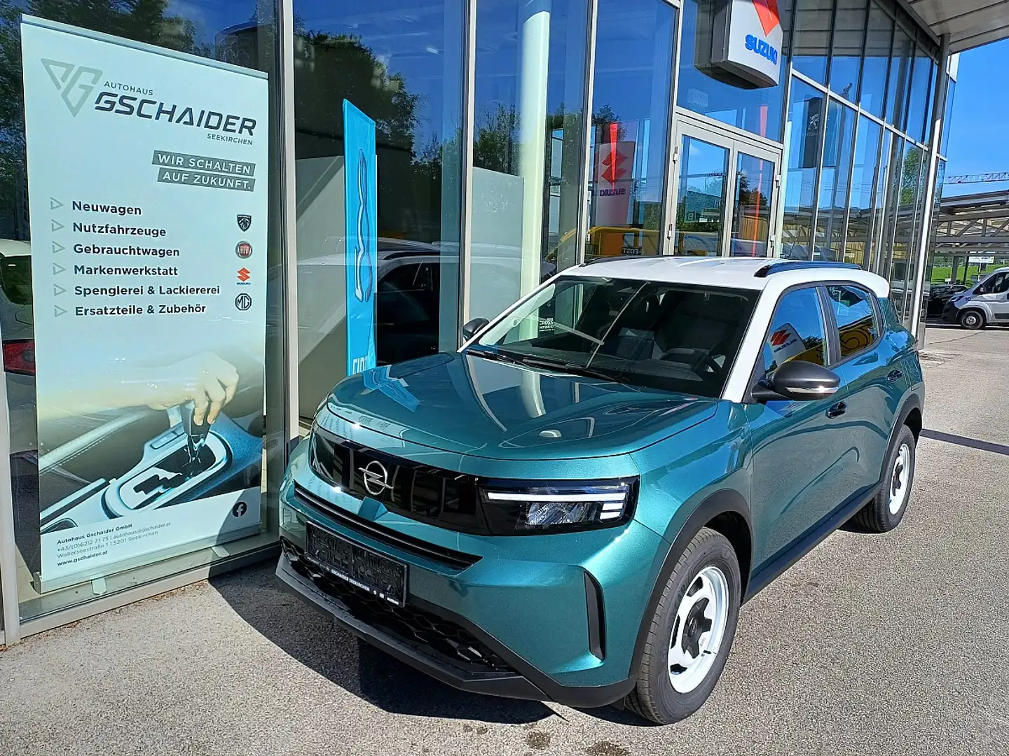 Opel Frontera 1.2 DI MHEV Edition Aut. Grün - 1