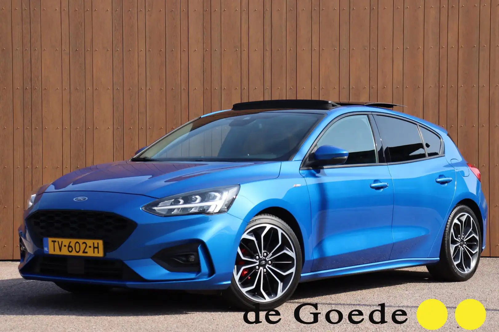 Ford Focus 1.5 EcoBoost ST Line Business 182pk org.NL schuifd Blauw - 1