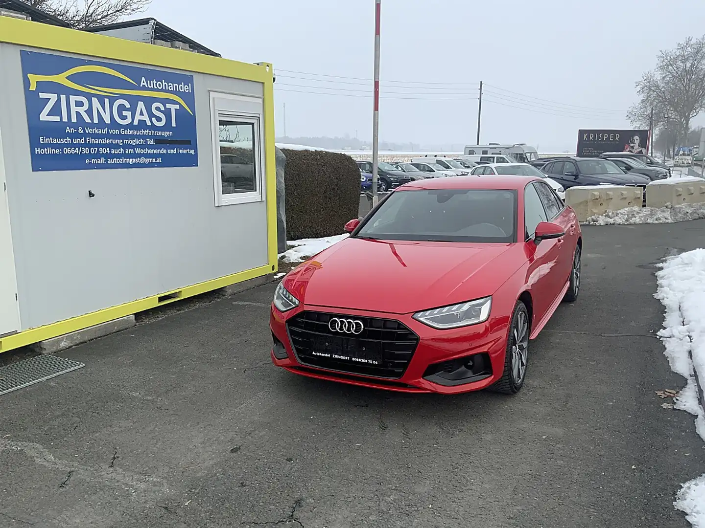 Audi A4 40 TDI S-tronic Pickerl neu 01/2027 Finanzierun... Rot - 1