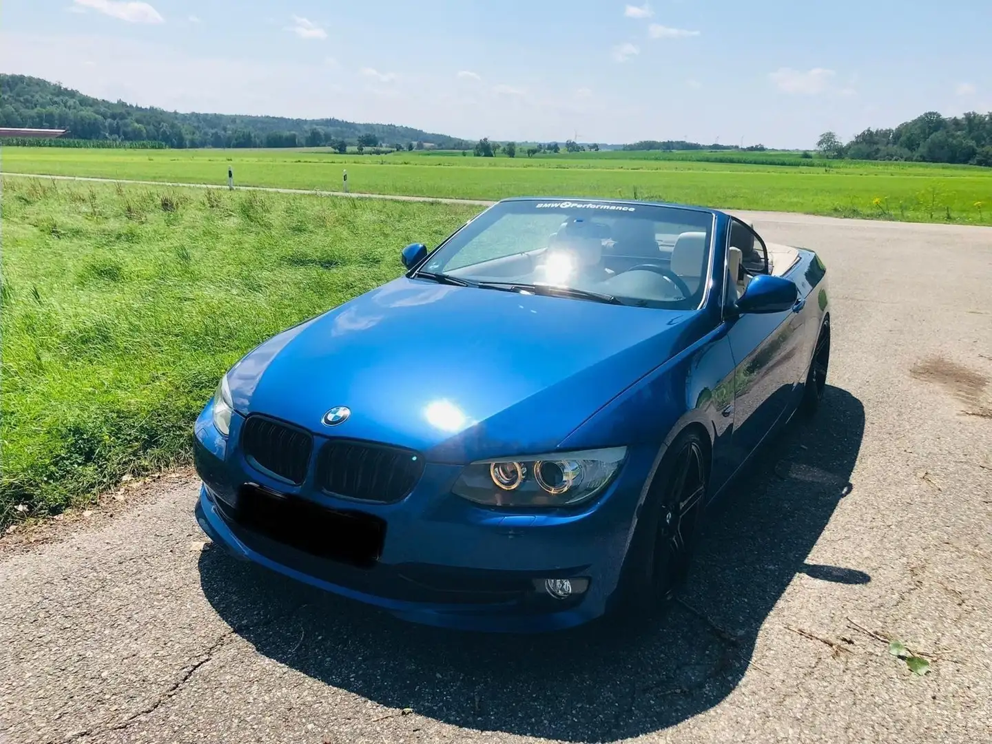 BMW 335 335i Cabrio Aut. Blau - 1
