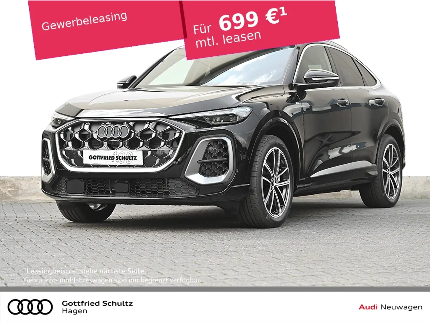 Audi Q5 Sportback 2.0 TDI quattro Matrix LED+Kamera+AHK Schwarz - 1