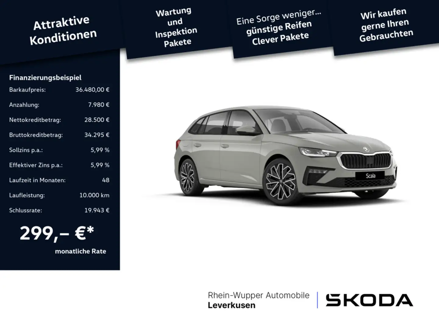 Skoda Scala Balance APP-CONNECT KEYLESS LENKRADHZ KLIM Schwarz - 1