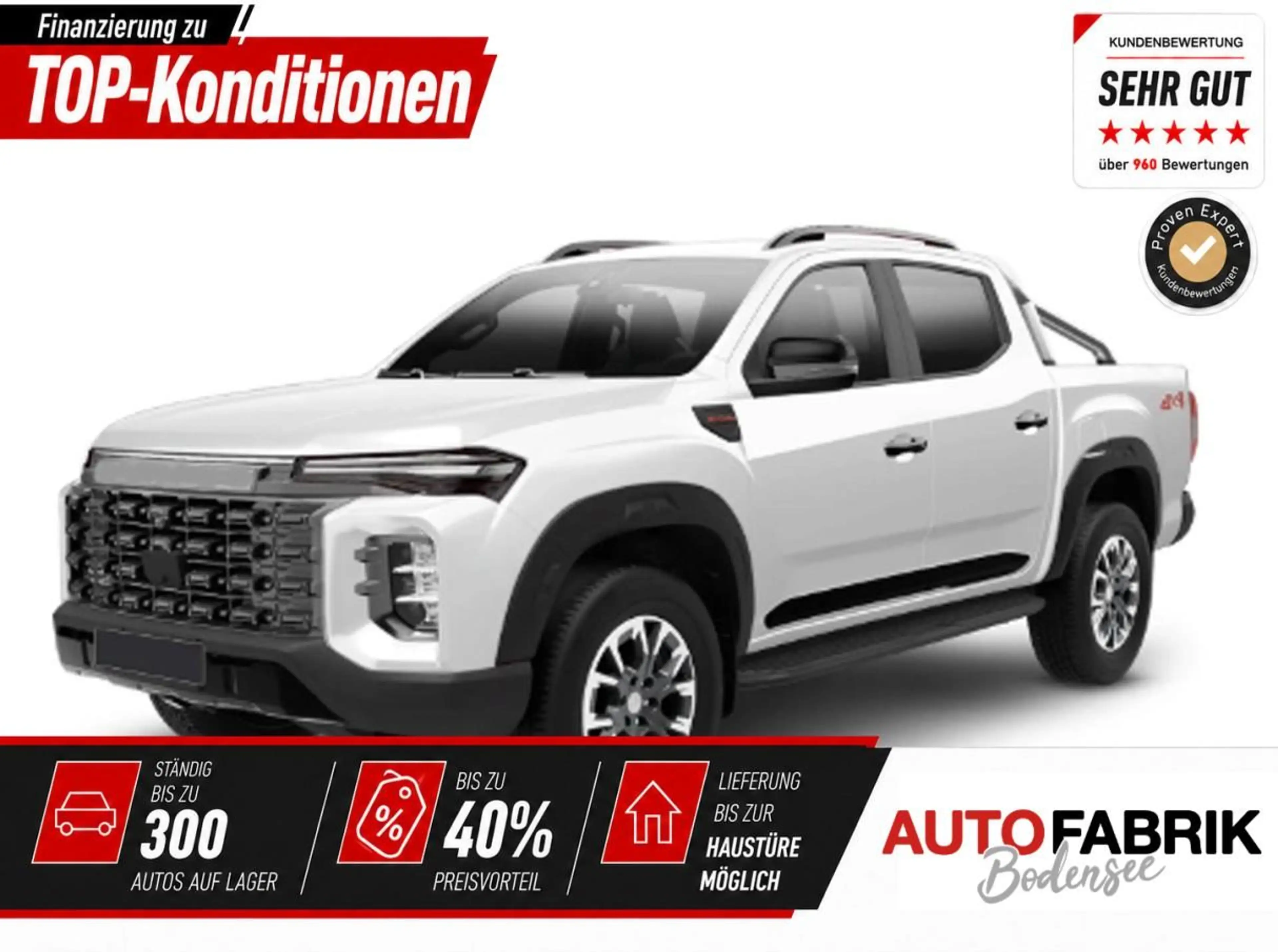 Maxus T60 Luxury 2.0 L 8AT 4WD Android Auto*Leder*SHZ*360°*K