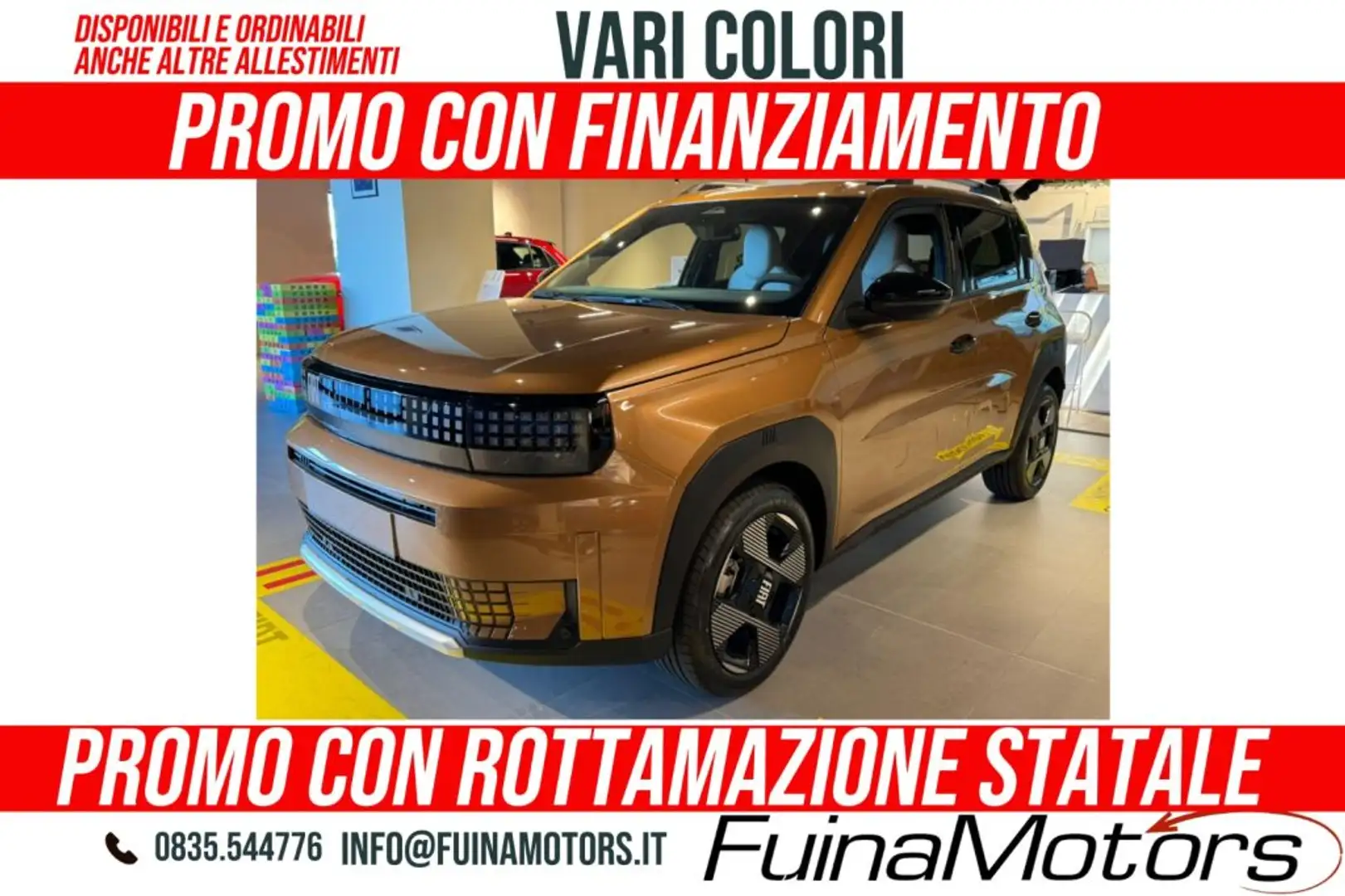 Fiat Grande Panda 44kWh La Prima NUOVO Blau - 1