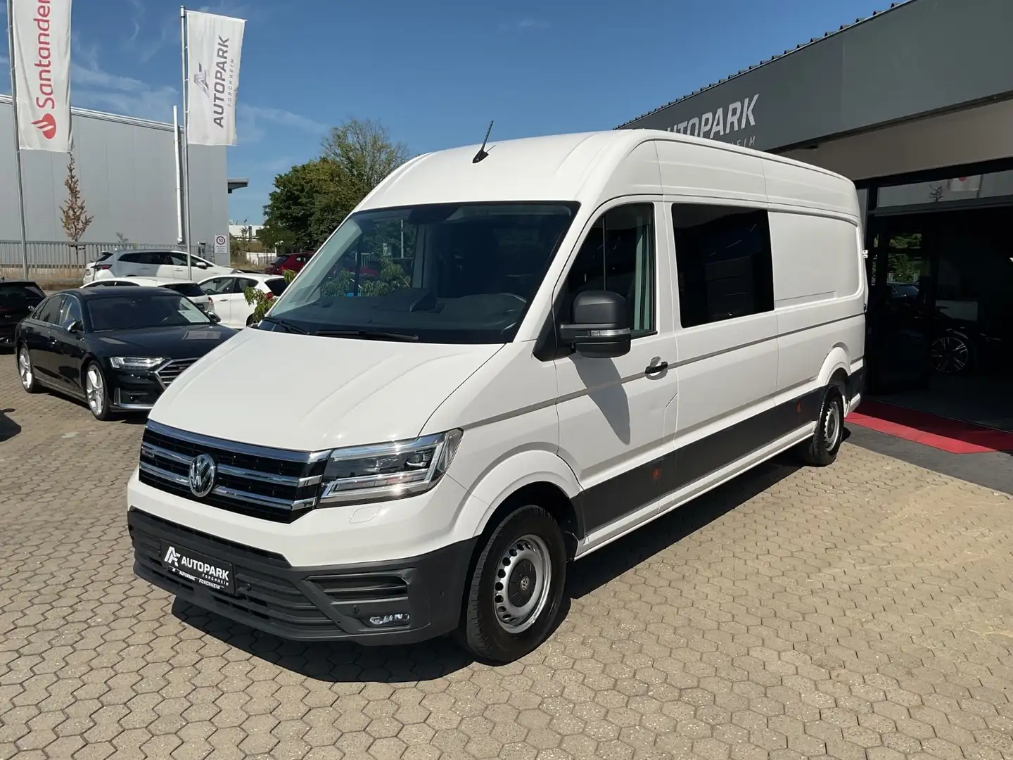 Volkswagen Crafter PLUS 35 lang Hoch DSG 4M AHK LED Navi Blanc - 1