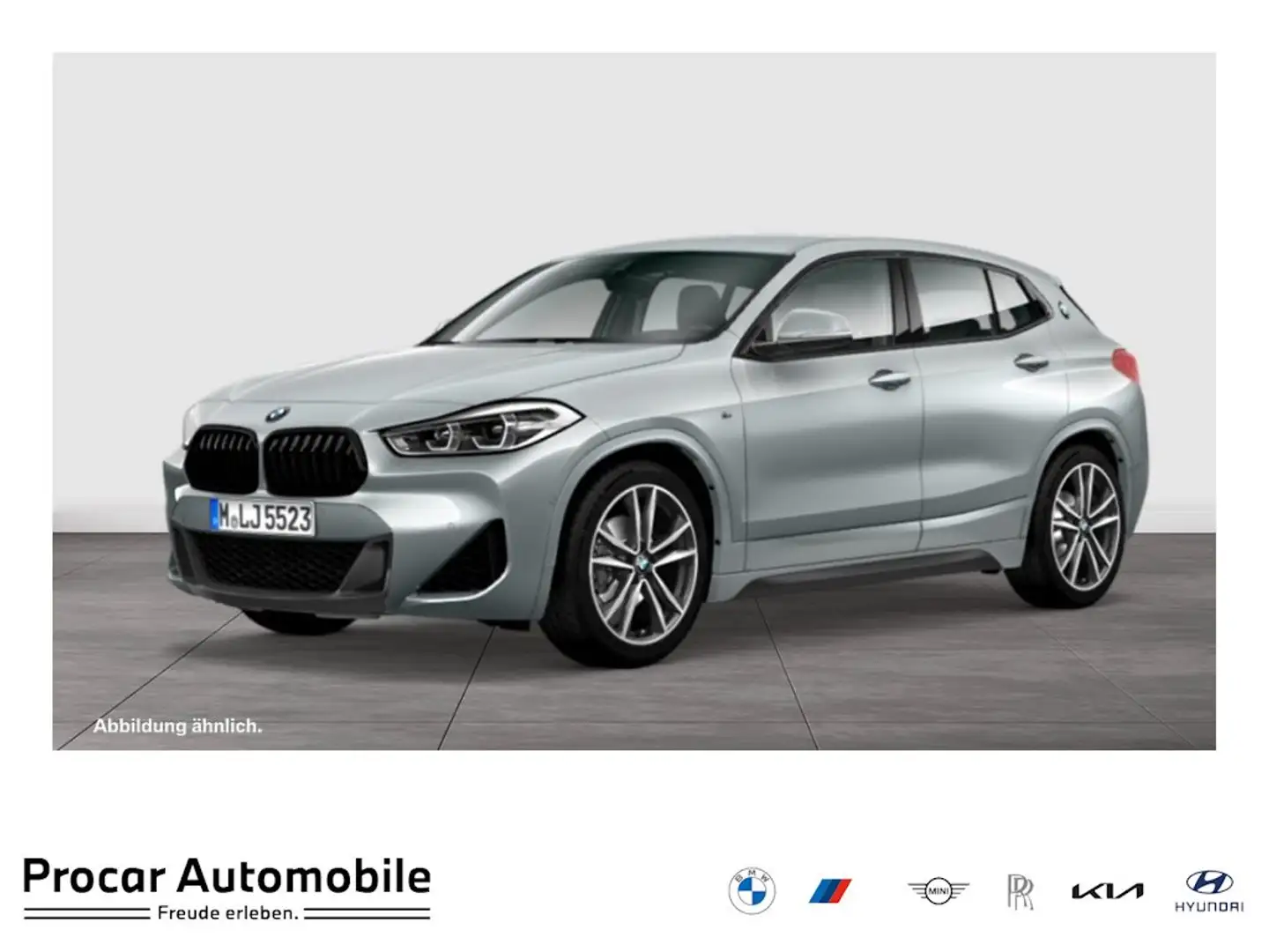 BMW X2 sDrive18i M Sport ACC AHK NAVI LED PDC V+H Grau - 1