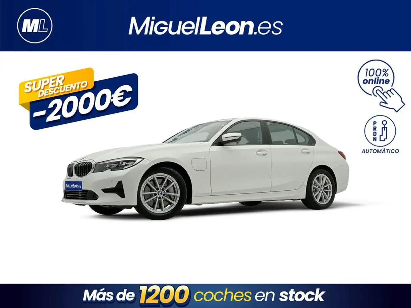 BMW 330 330e Blanc - 1