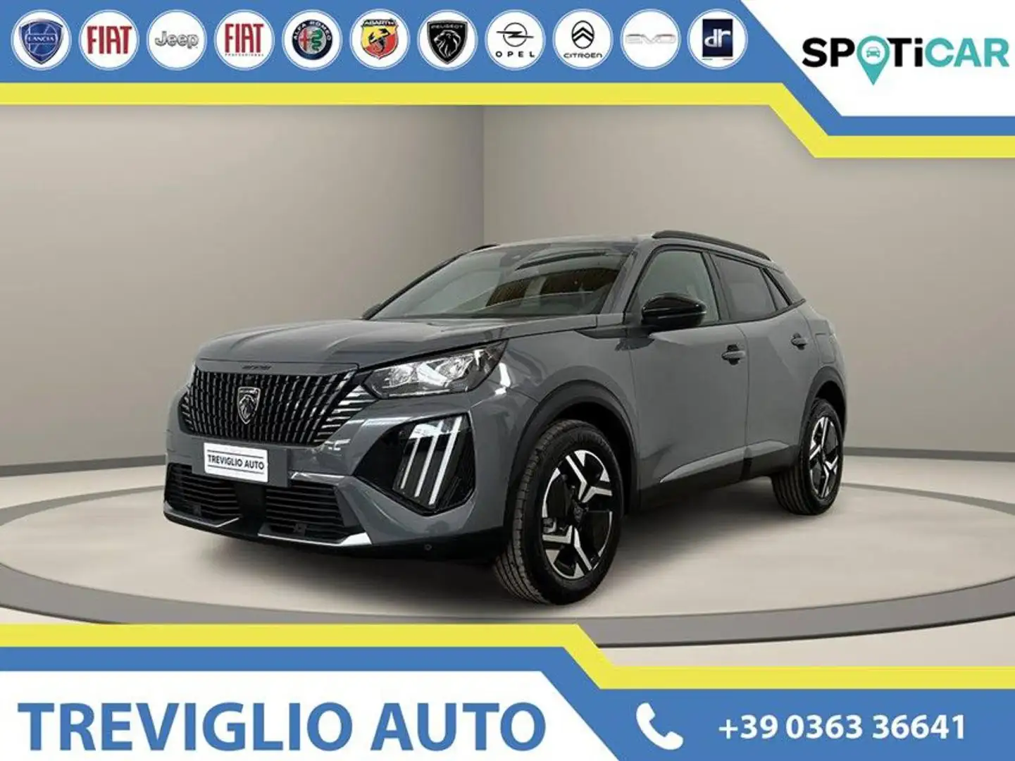 Peugeot 2008 PureTech 100 S&S Allure VISION PACK & DRIVE ASSIST Grigio - 1