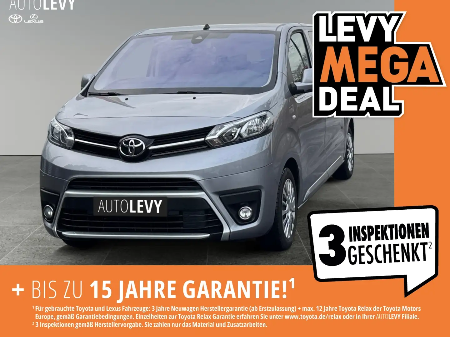 Toyota Proace Verso 2.0 L1 *CARPLAY*AA*SHZ*NAVI* Plateado - 1