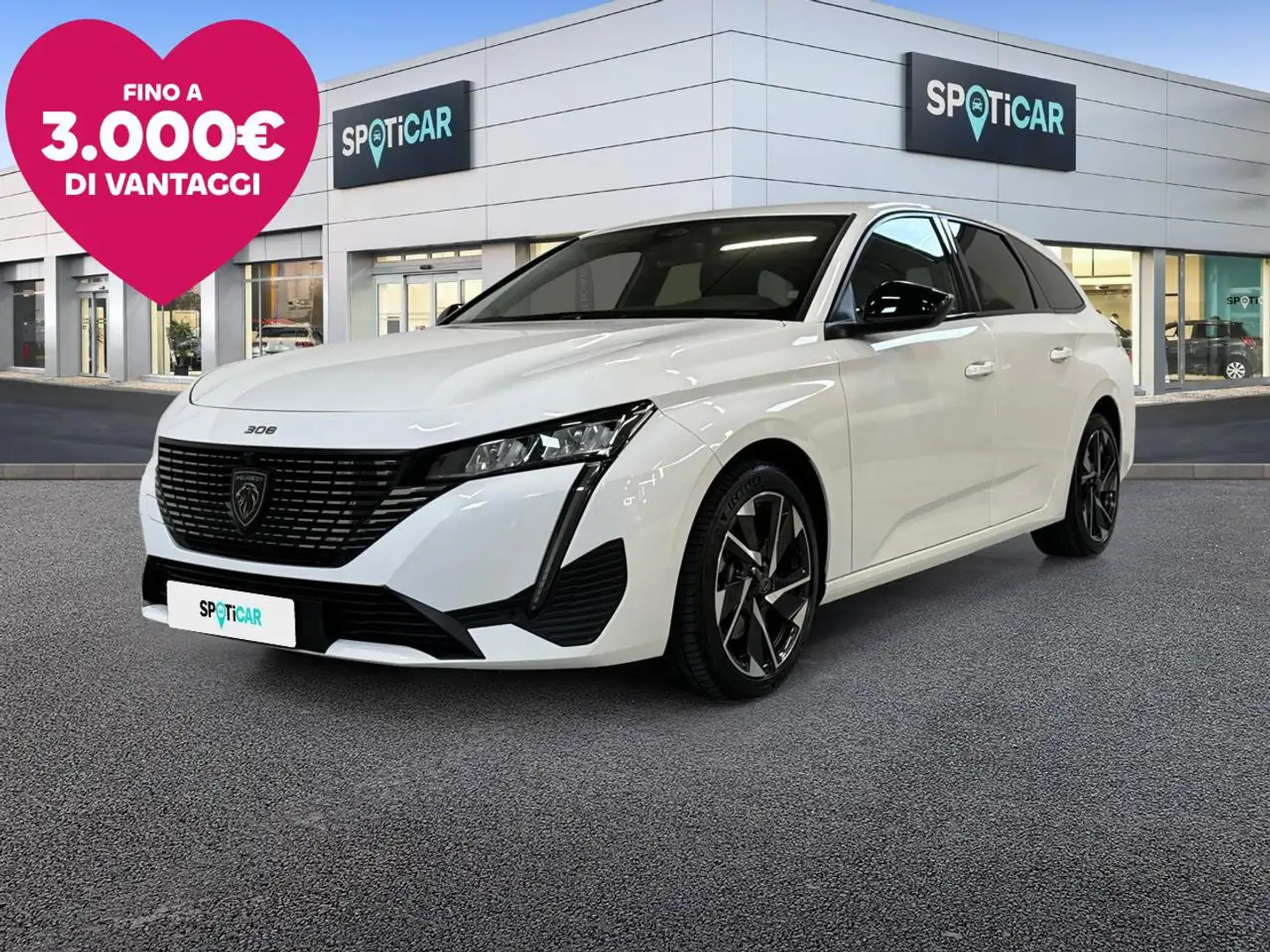 Peugeot 308 SW SW Allure Pack PureTech 130 EAT8 S&S Bianco - 1