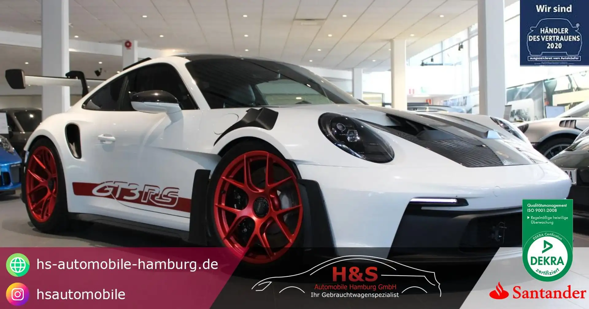 Porsche 911 GT3 RS Weiß - 1