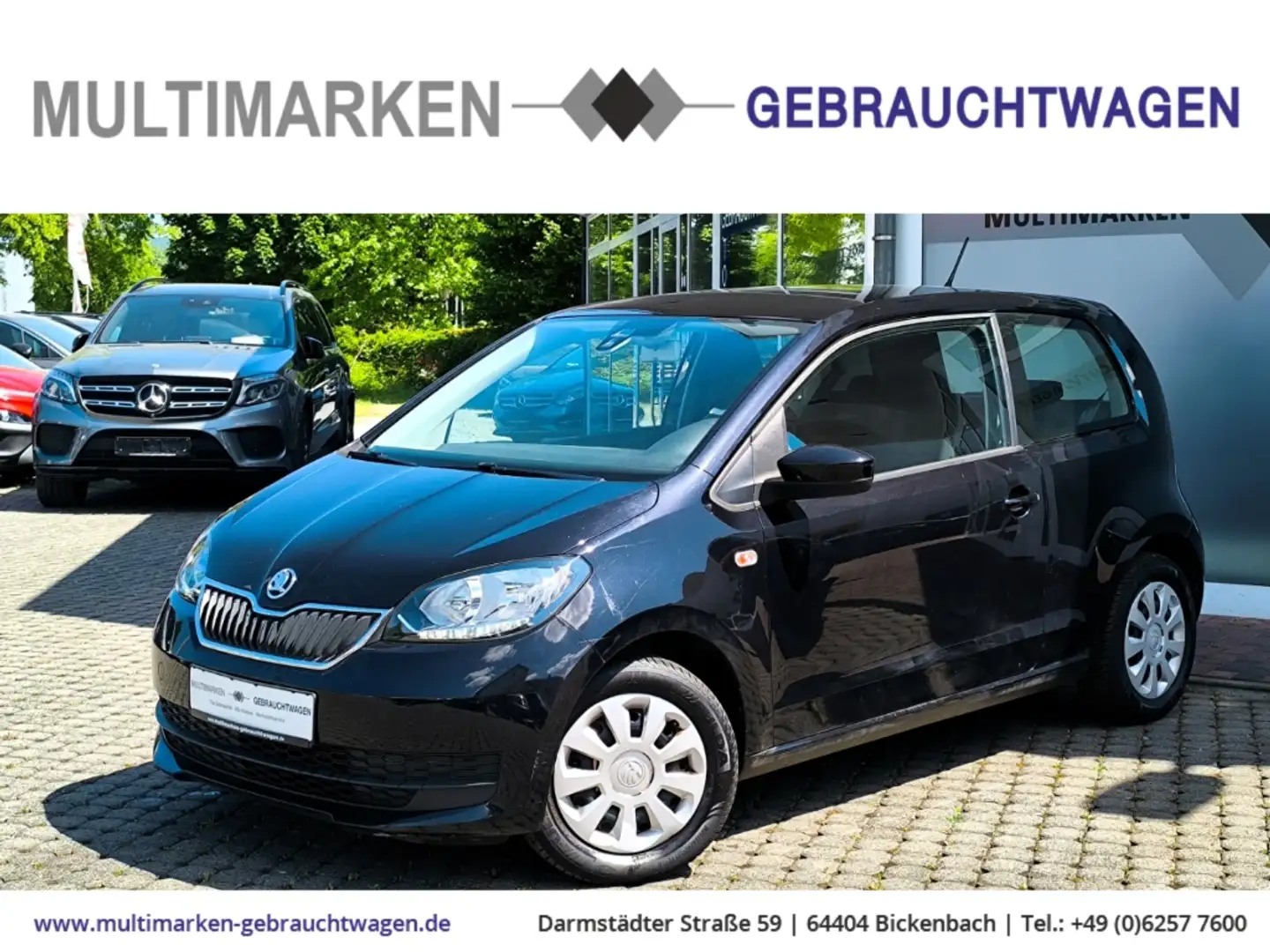 Skoda Citigo Ambition 1.0 EU6dT Temp/PDC/Berganfahrass/Regensen Nero - 1