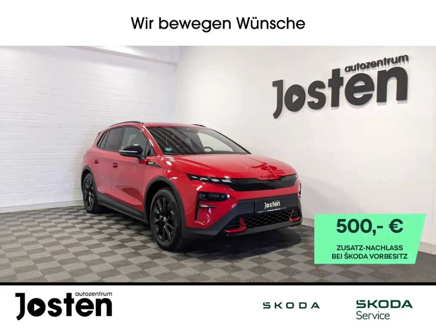 Skoda Elroq RS 85 4x4 MAXX Matrix-LED DCC AHK 21''-LM Rot - 1