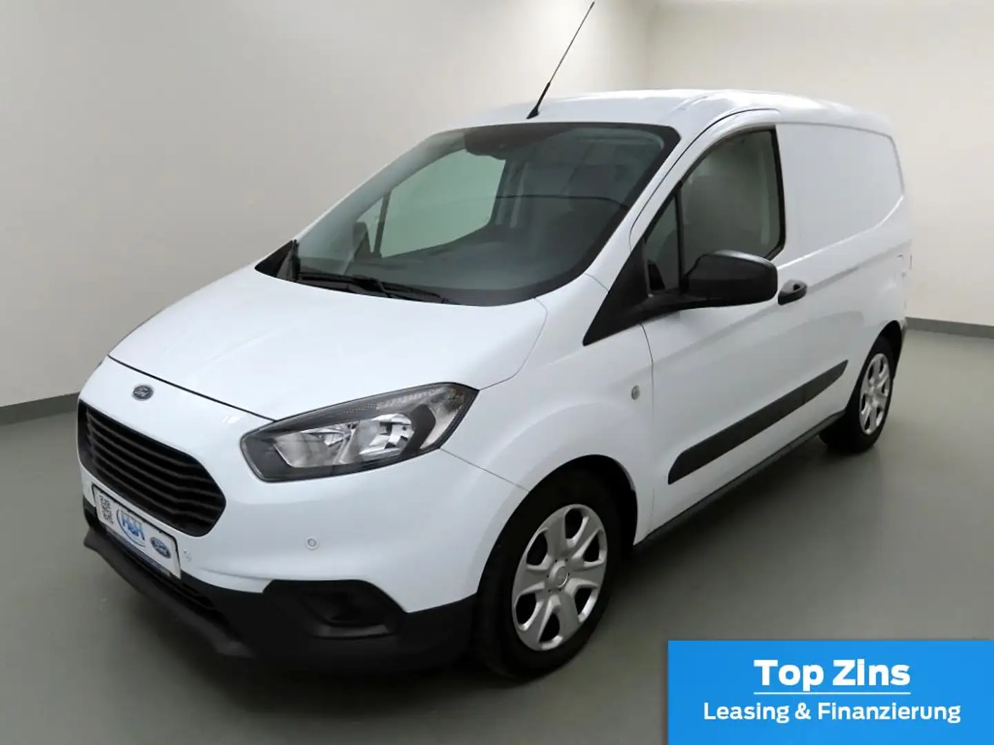 Ford Transit Courier 1.0 EcoB Trend AHK+SHZ+FSH+Navi Blanc - 2