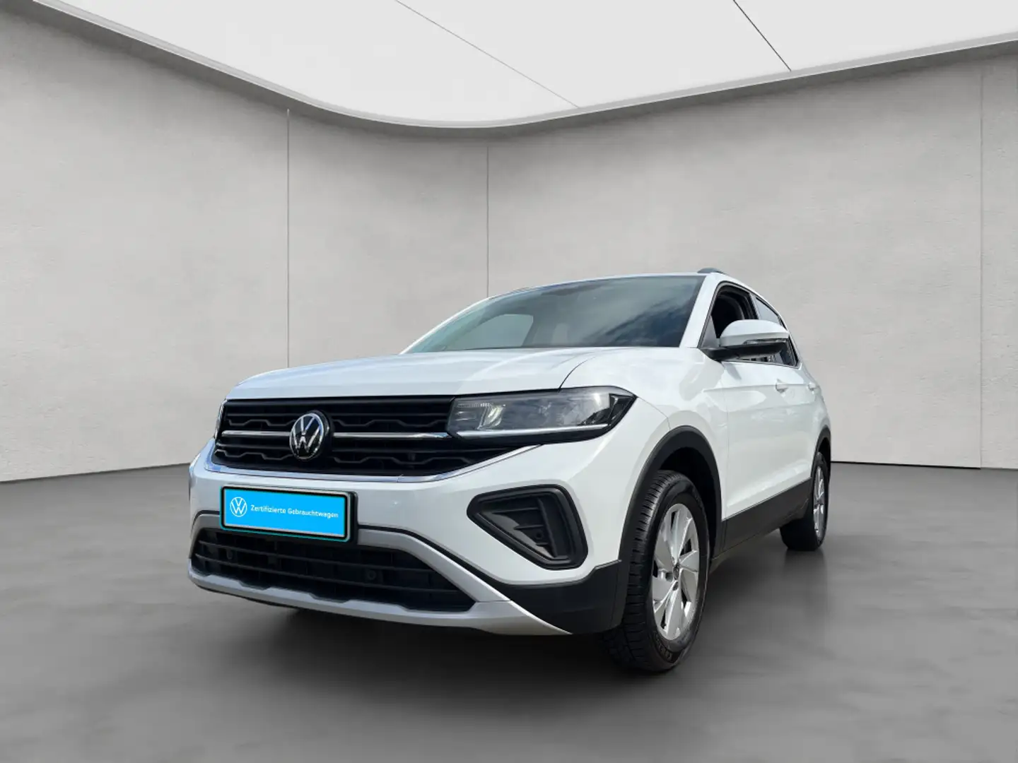 Volkswagen T-Cross 1.0 TSI OPF DSG Life AHK GJR Kamera Weiß - 2