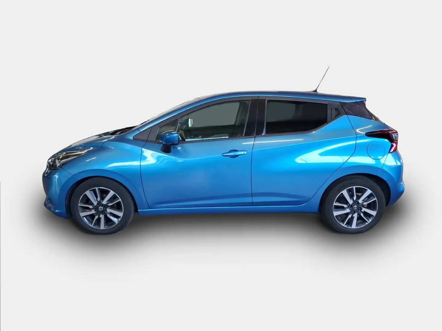 Nissan Micra 0.9 IG-T N-Connecta NAVI AIRCO CAM Bleu - 2