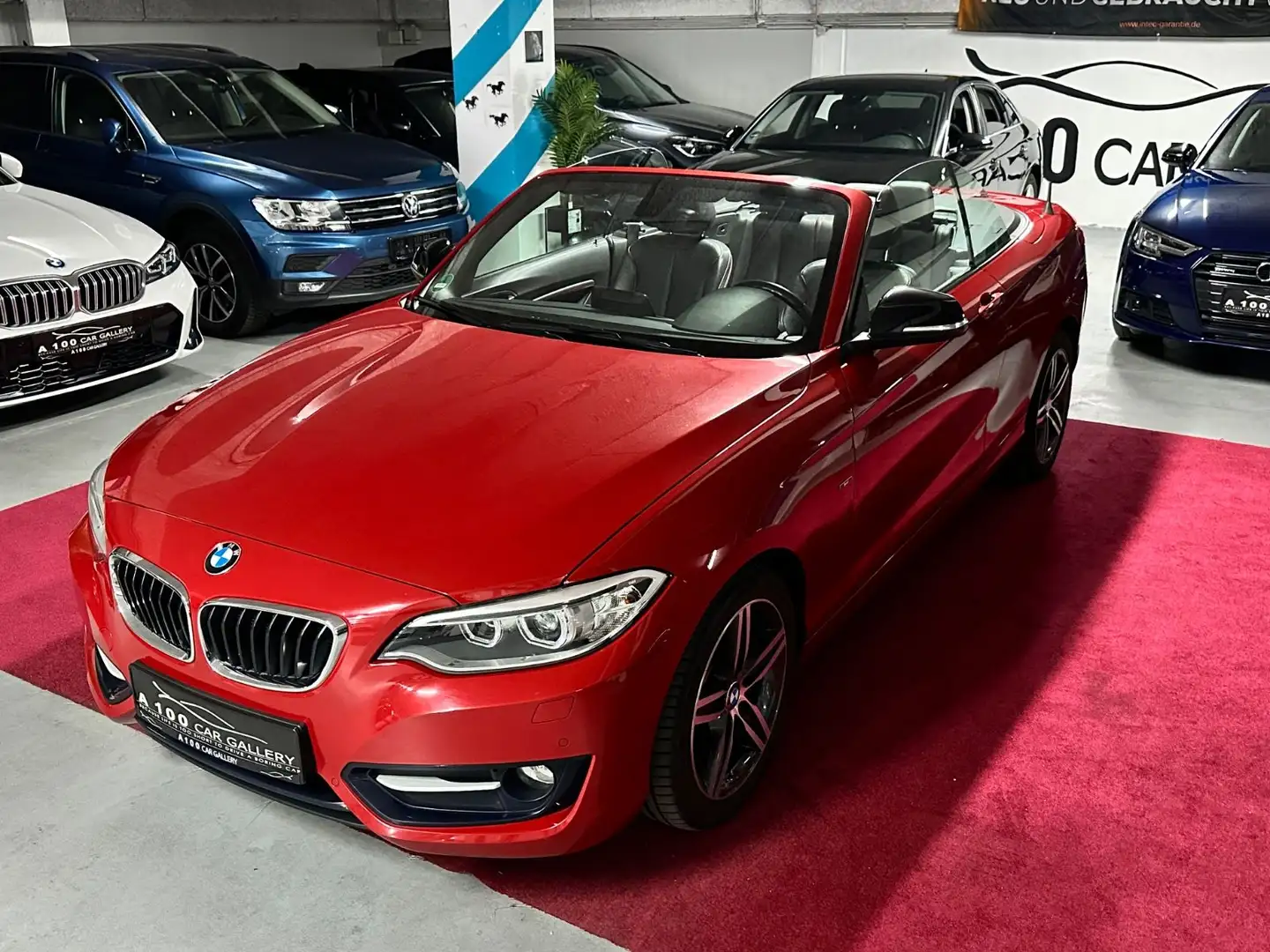 BMW 220 2 Cabrio 220 i M Sport*6G* Servic *Garantie*2H* Rosso - 2