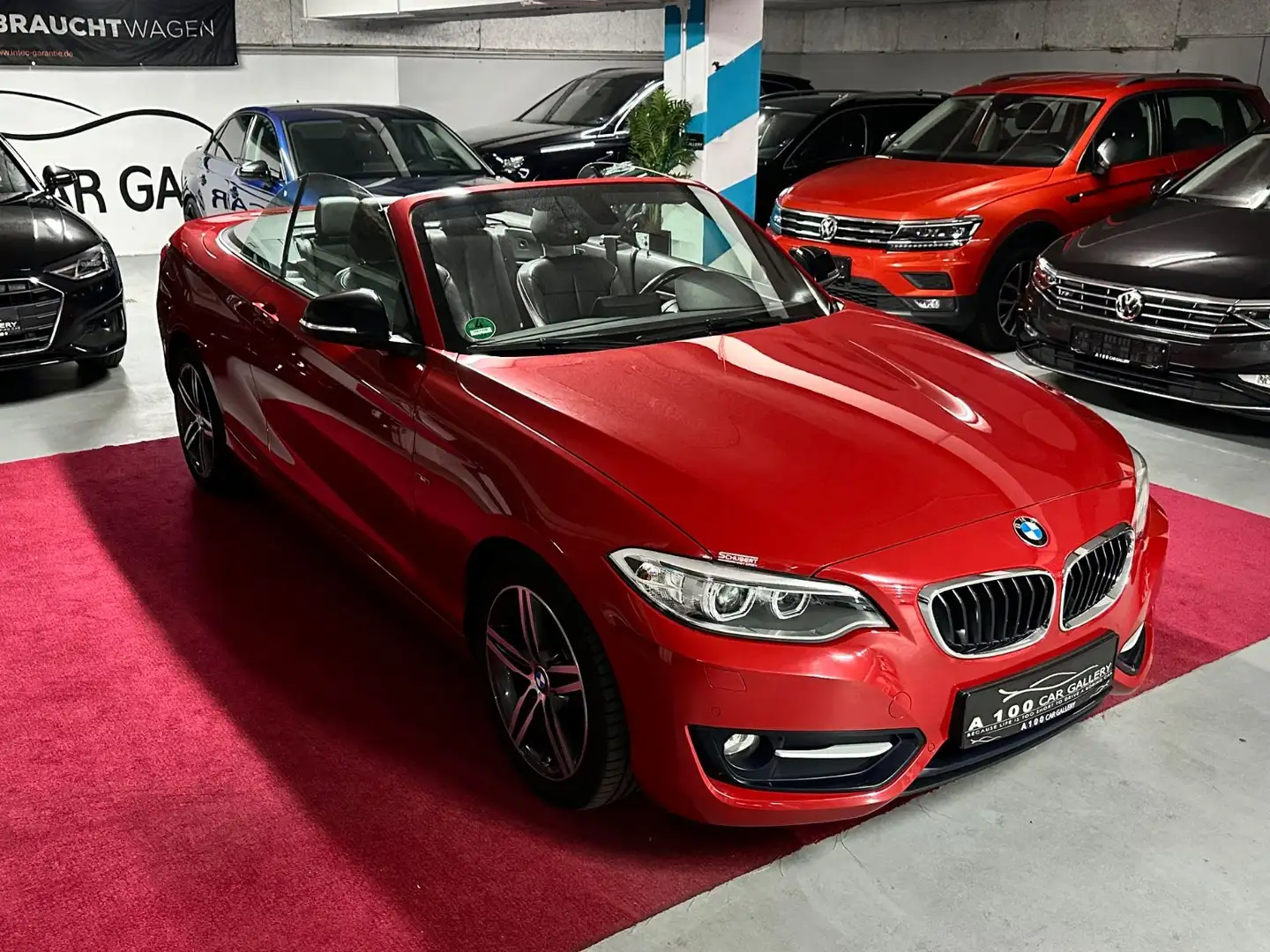 BMW 220 2 Cabrio 220 i M Sport*6G* Servic *Garantie*2H* Rosso - 1