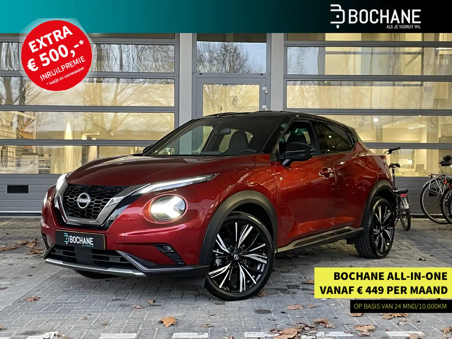 Nissan Juke 1.0 DIG-T 114 DCT7 N-Design Automaat / Cruise / Cl Rood - 1