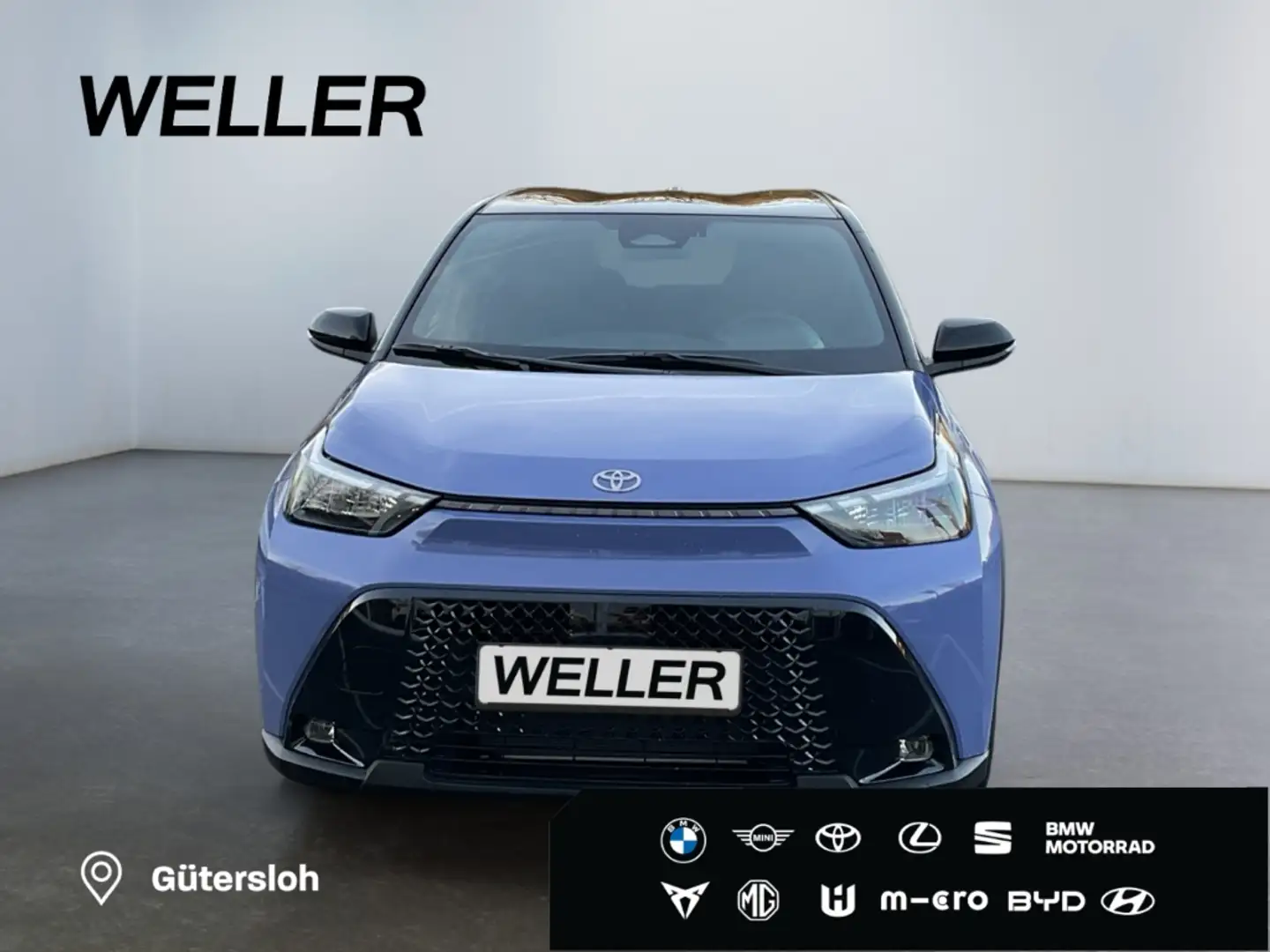 Toyota Aygo X Hybrid 1,5l CVT  Teamplayer *LED*SHZ*CAM* Violett - 2