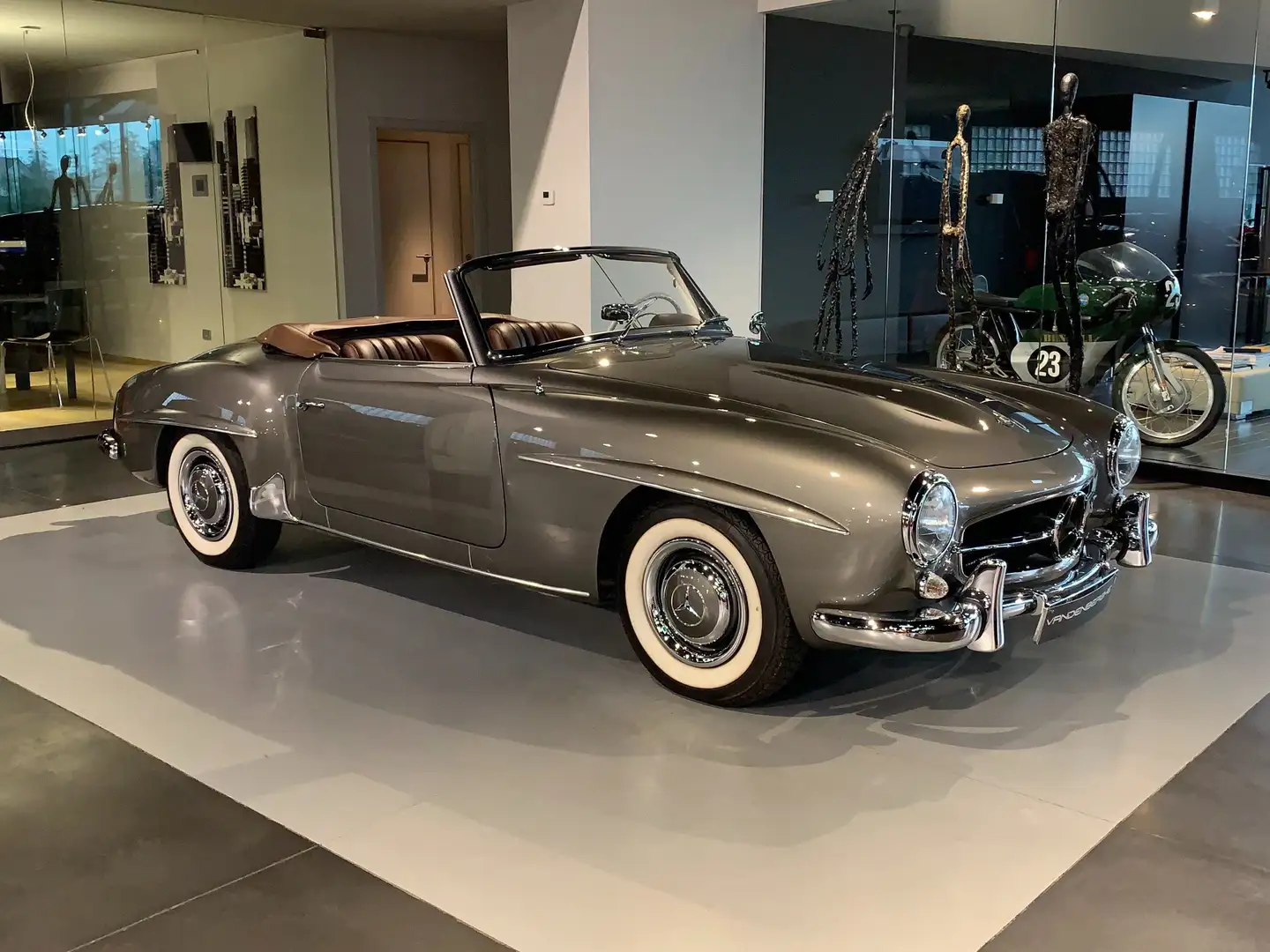 Mercedes-Benz 190 SL ROADSTER/CONCOURS RESTORATION/MATCHING NUMBERS Grijs - 1