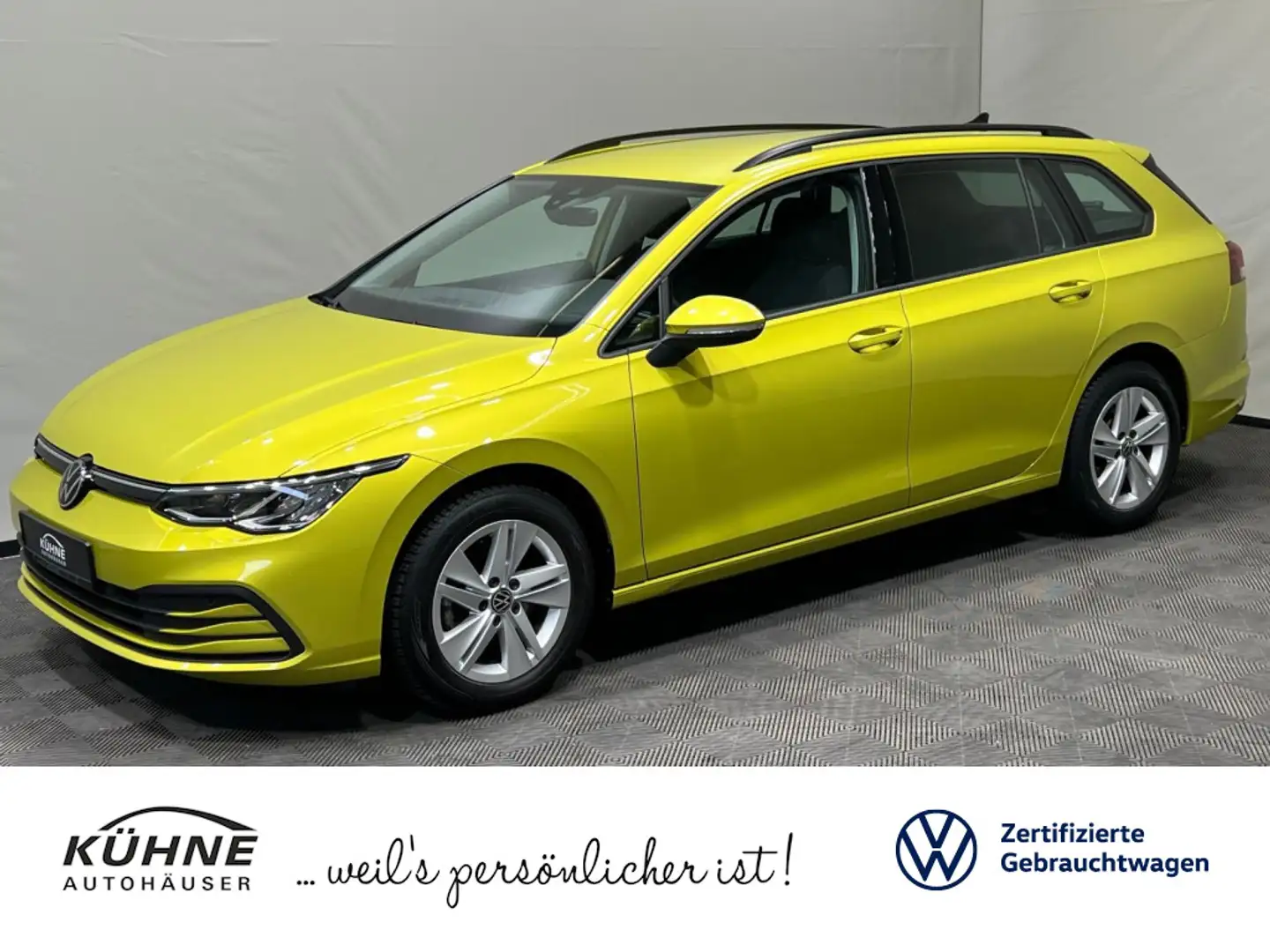 Volkswagen Golf Variant Life 1.0 TSI | LED ACC NAVI APP-CON Gelb - 1
