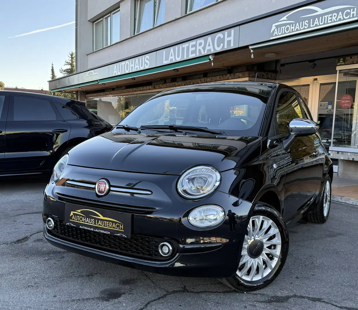 Fiat 500 1,0 GSE Hybrid Dolcevita *1.BESITZ *NAVI *APP *PDC HI *KLIMAAUT. Schwarz - 1