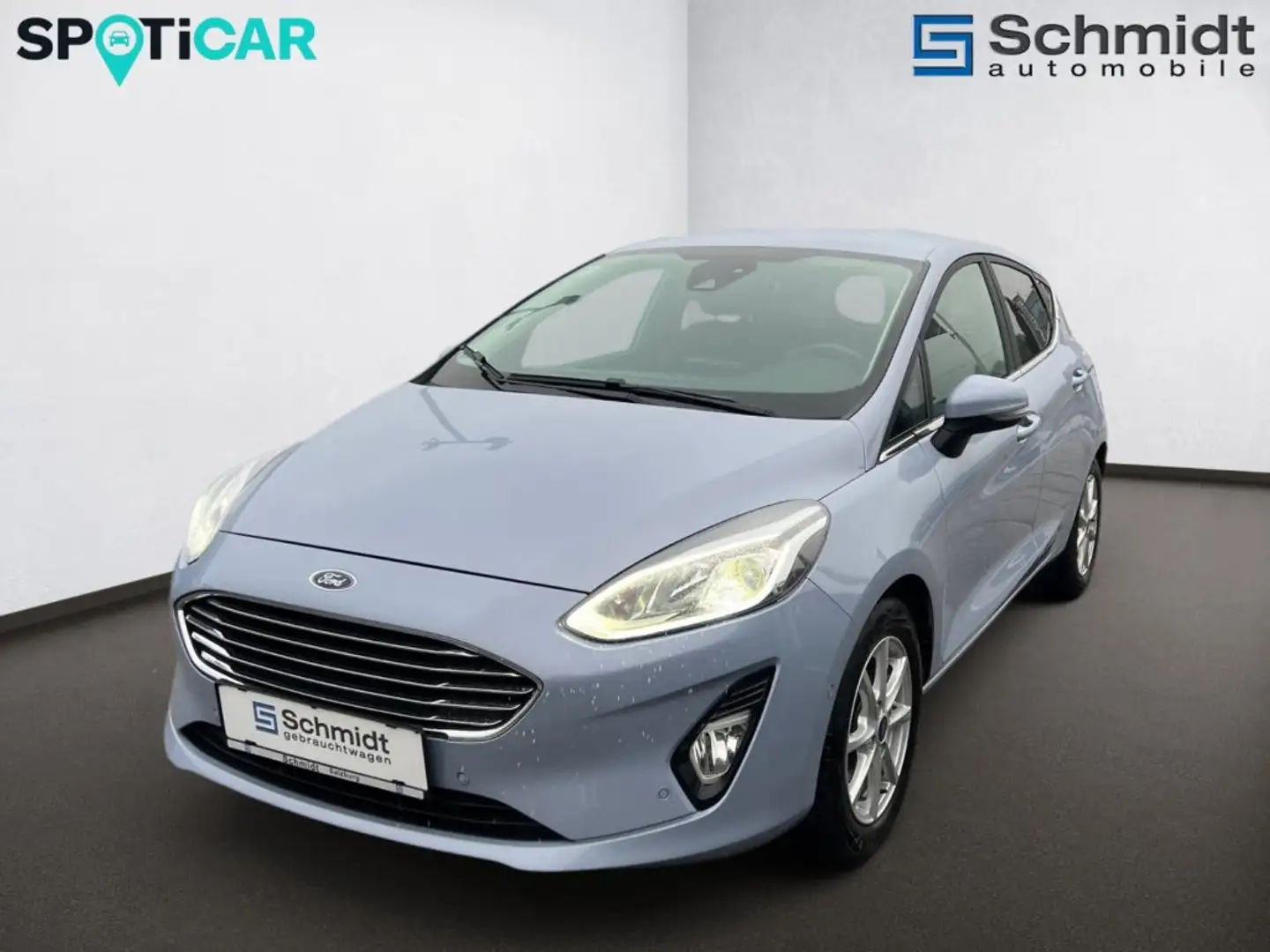 Ford Fiesta Titanium 1,0 EcoBoost Hybrid Start/Stop Blau - 1