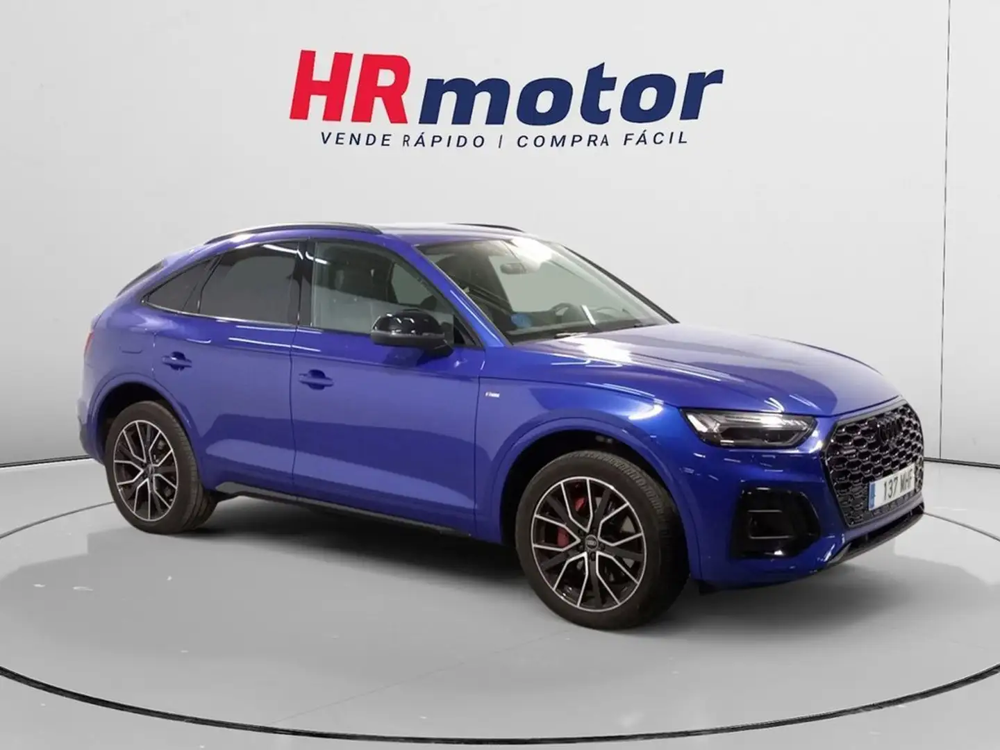 Audi Q5 Sportback 55 TFSIe Black line quattro-ultra S tron Azul - 1