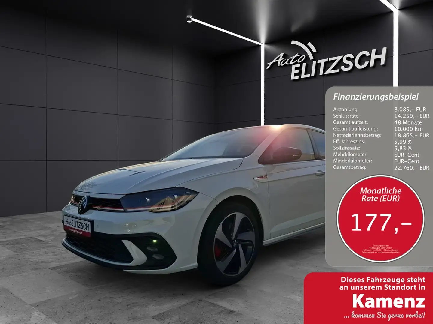 Volkswagen Polo GTI DSG Matrix Navi ACC PDC SH Weiß - 1