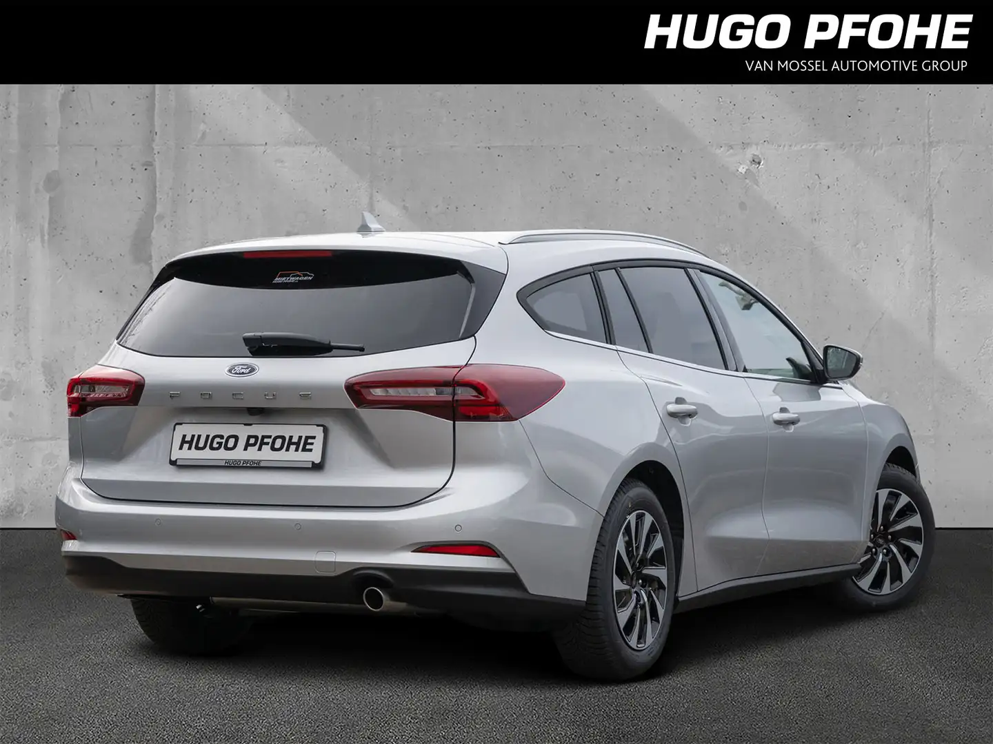 Ford Focus Titanium Turnier 1.0 l EcoBoost Hybrid. 7-Gang-Pow Silber - 2