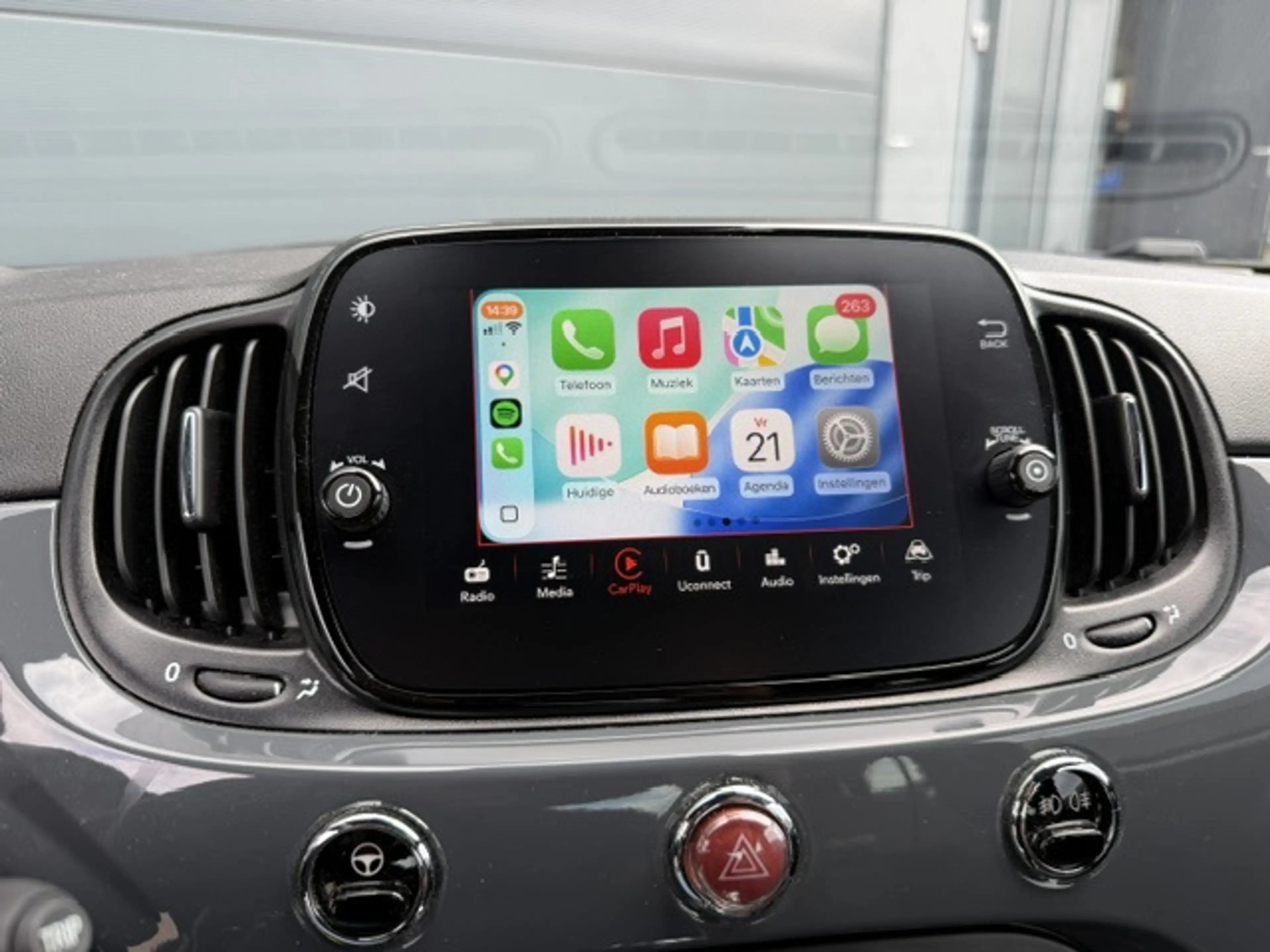 Fiat 500 1.2 Sport *carplay *navi *cruise *donker glas *lmv — photo 24