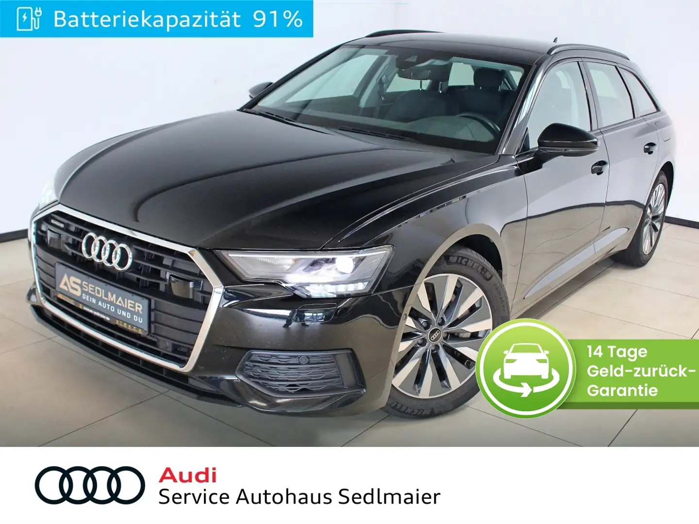 Audi A6 2.0 TFSI quattro Avant e AHK|ACC|RCam|SHZ|NAV Schwarz - 1