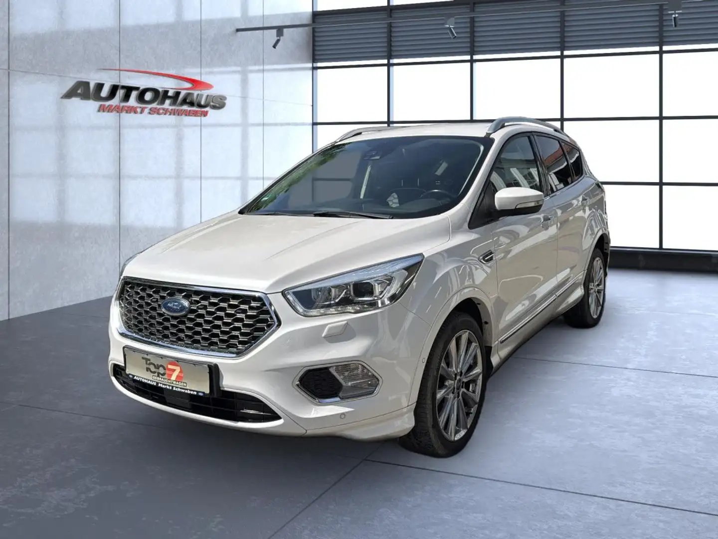 Ford Kuga Vignale Bluetooth Navi Vollleder Klima Blanc - 2