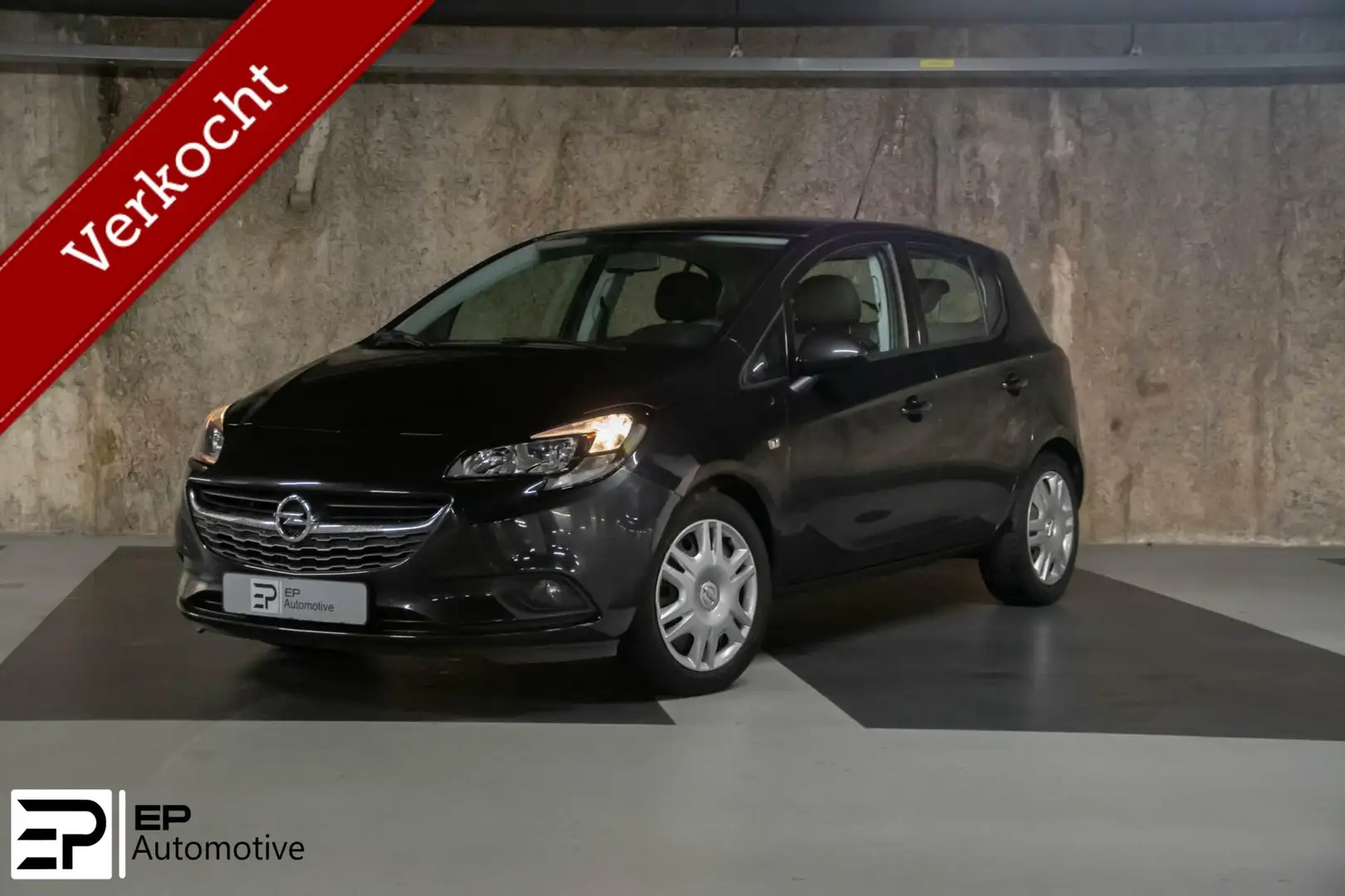Opel Corsa 1.2|Bluetooth|Airco|5 deurs|BTW Auto| Zwart - 1