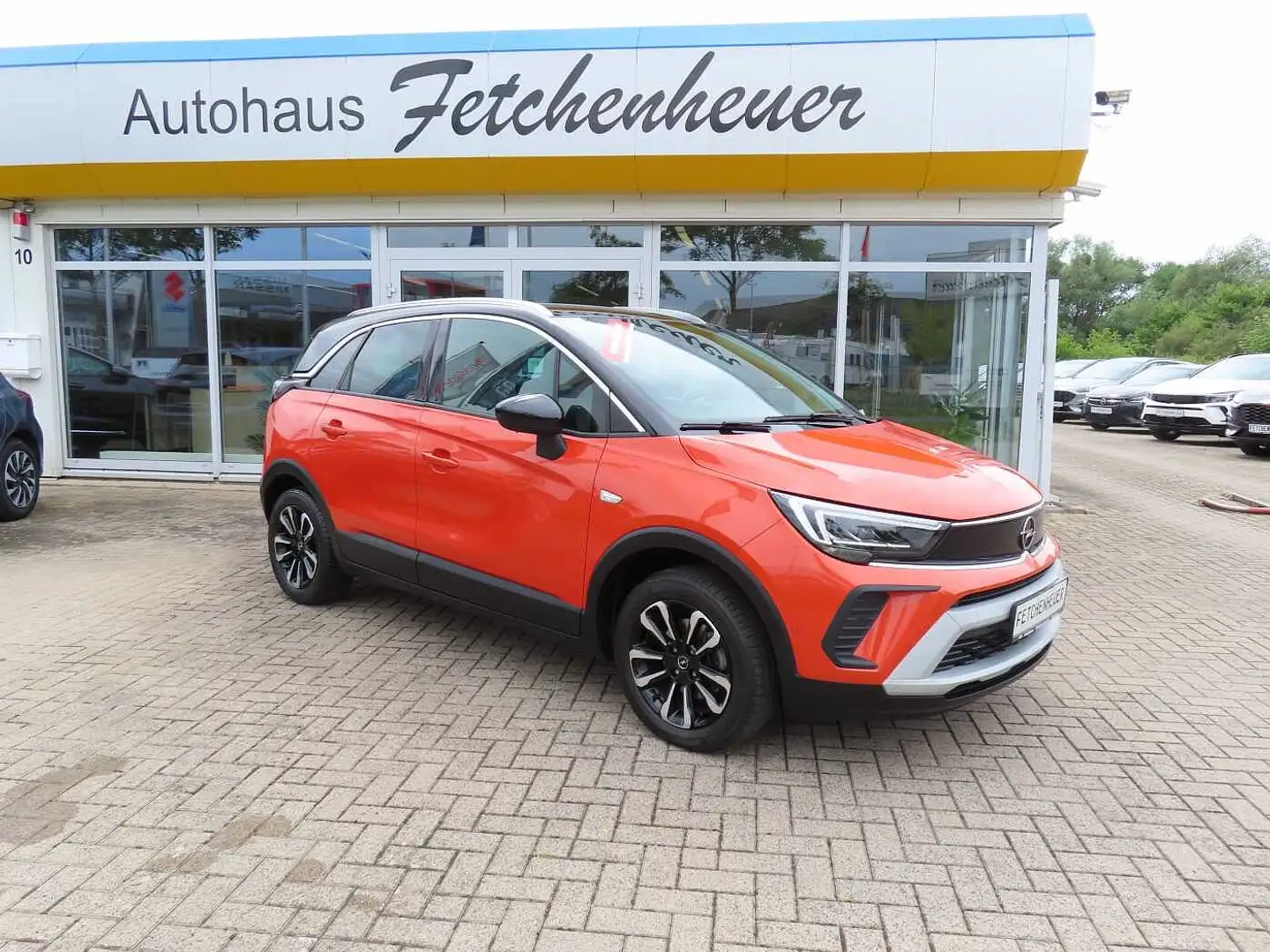 Opel Crossland 1.2 Elegance  AAC+RFK+TEMP+SHZ+PDC+TWA Orange - 1