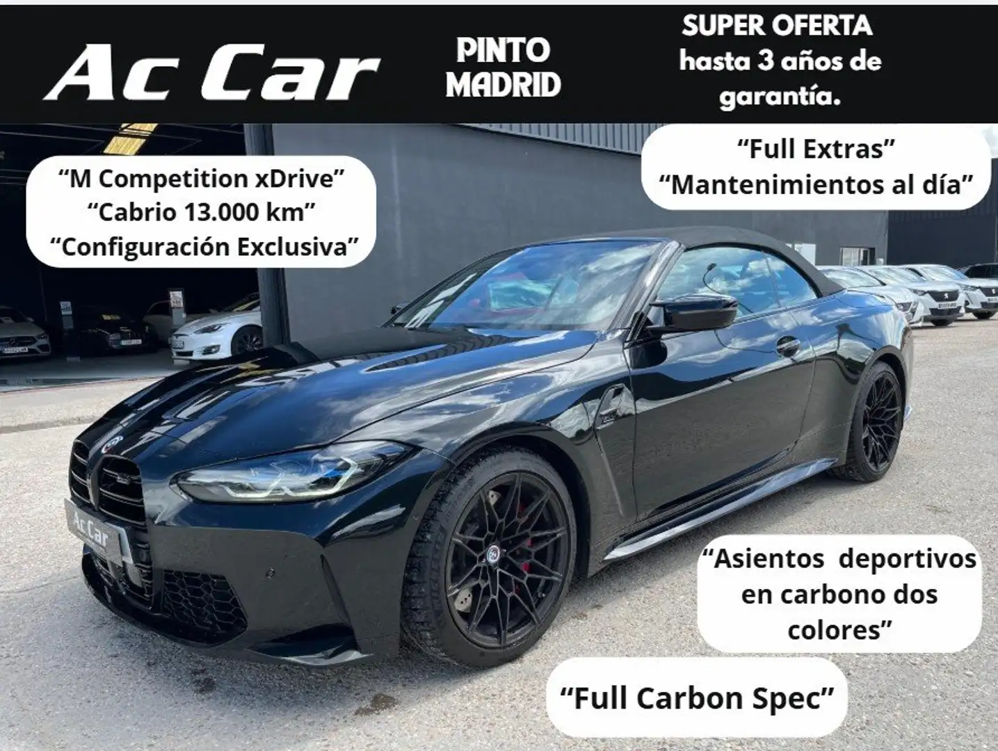 BMW M4 Cabrio Competition xDrive Negro - 1