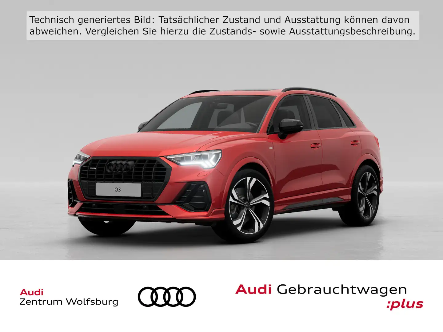 Audi Q3 45 TFSI quattro S tronic S Line Matrix/Stand/ Rot - 1