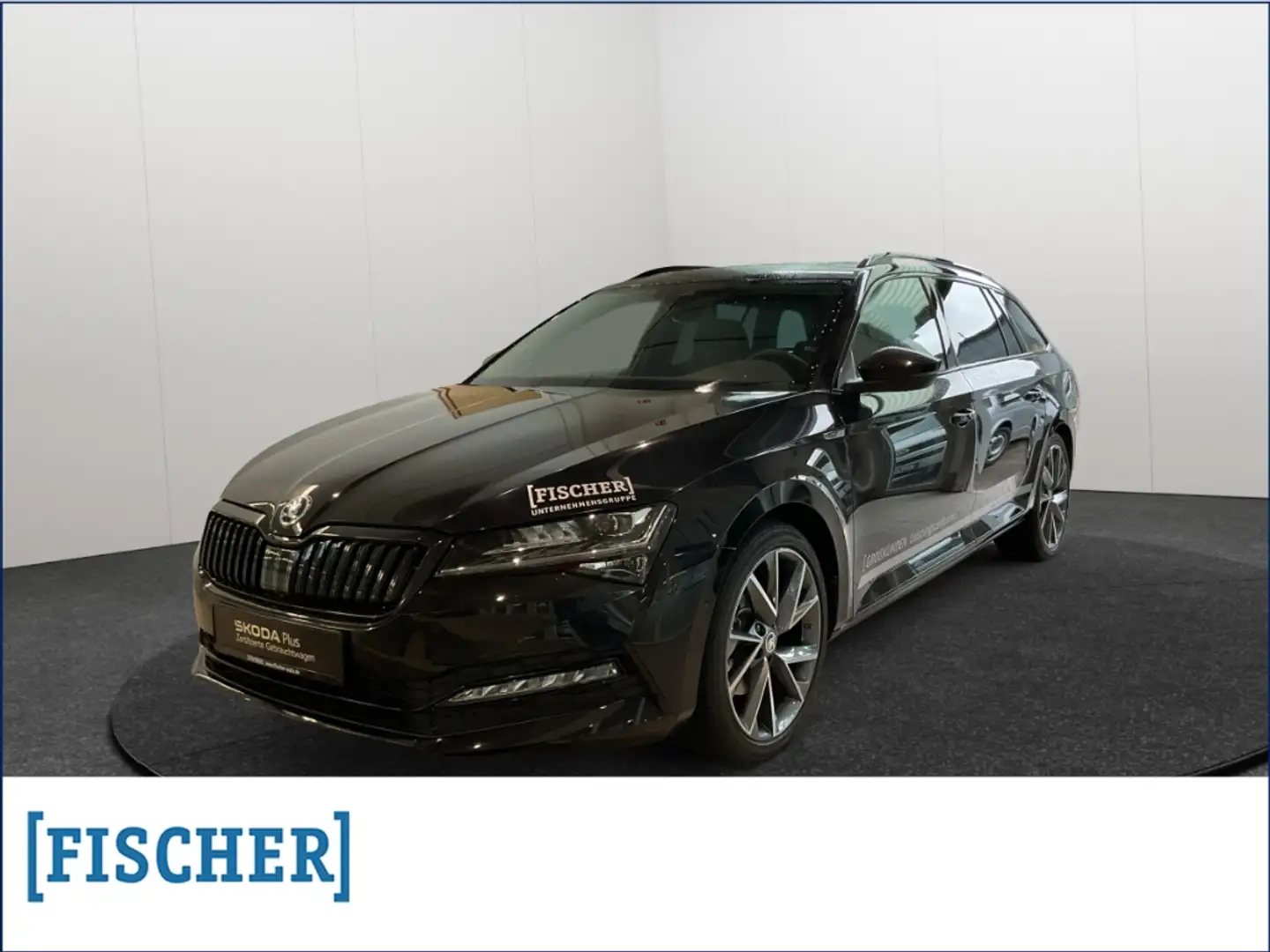Skoda Superb Combi 2.0TDI DSG Sportline Matrix AHK STHZ Navi 36 Schwarz - 1