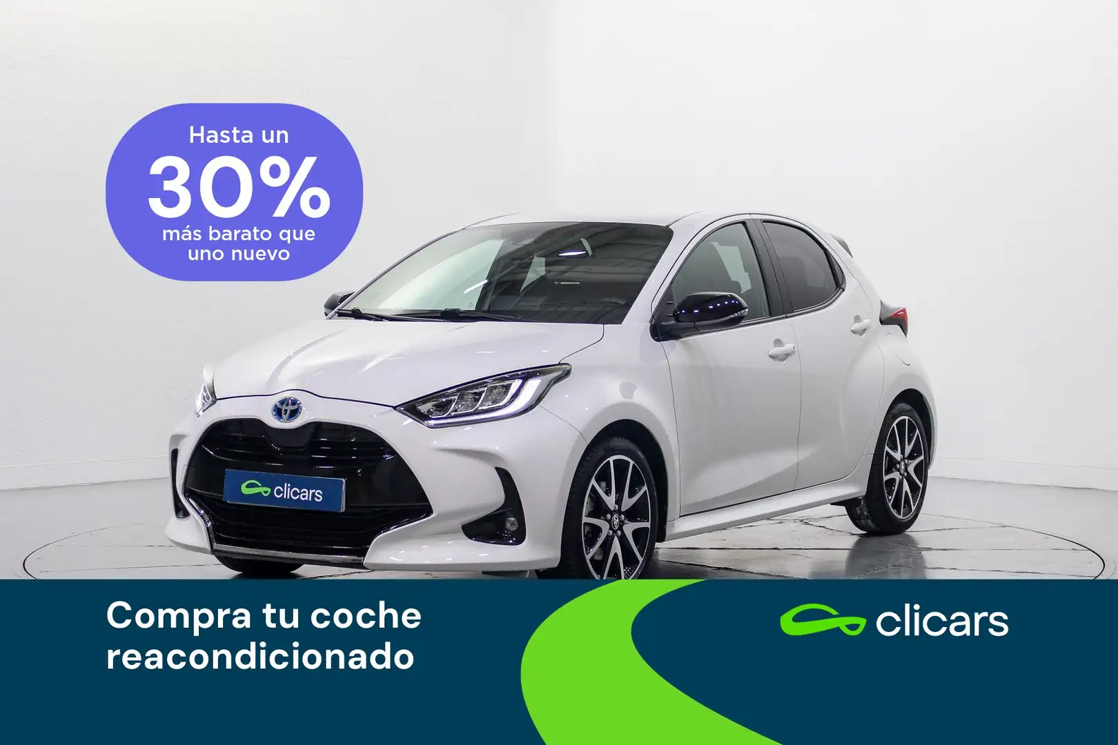 Toyota Yaris 120H 1.5 Style Blanco - 1